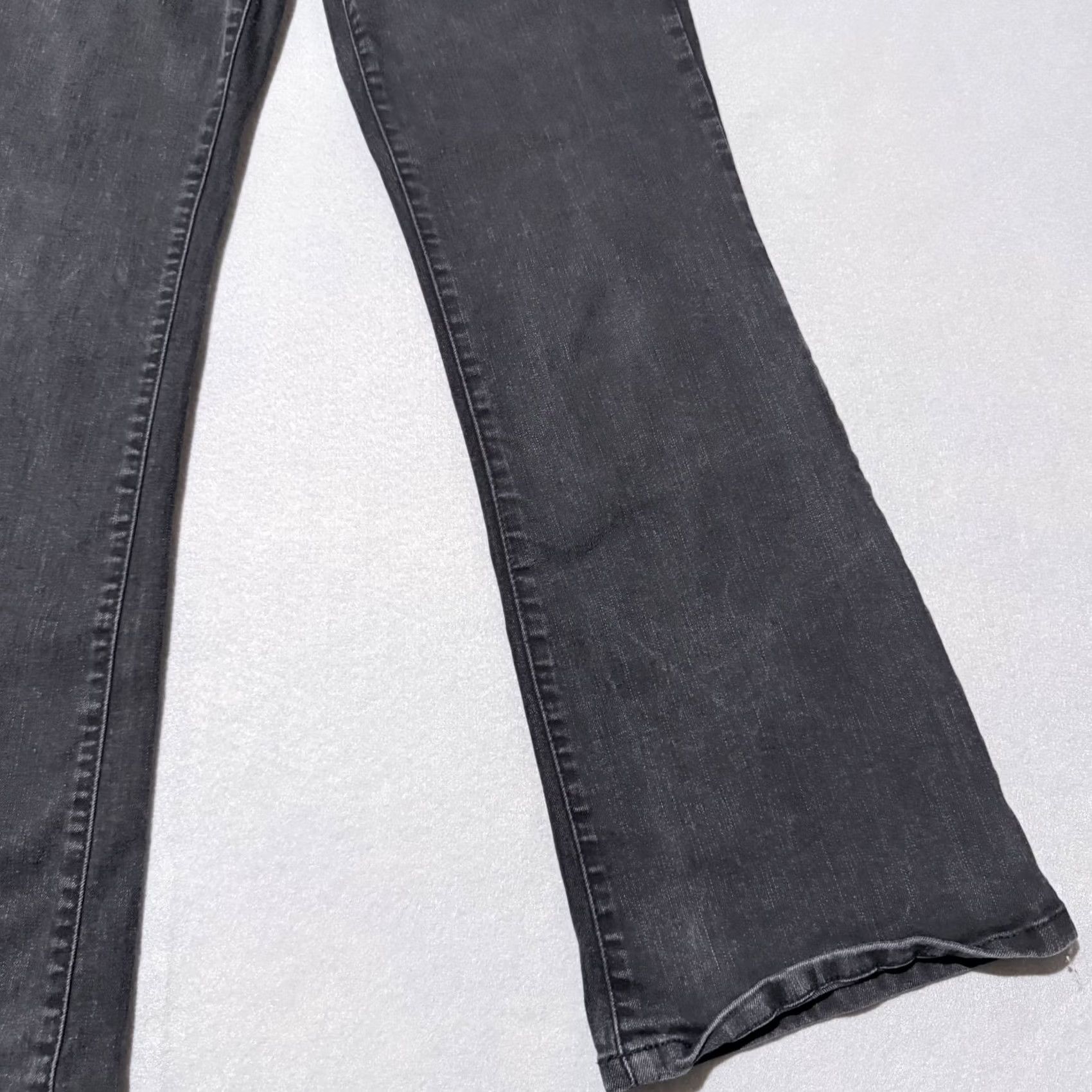 Jessica Simpson Jessica Simpson Denim Jeans Black Medium-Wash Zip-Fly Straight-Leg - 10 Women Jeans Size 32" / US 10 / IT 46 - 4 Thumbnail