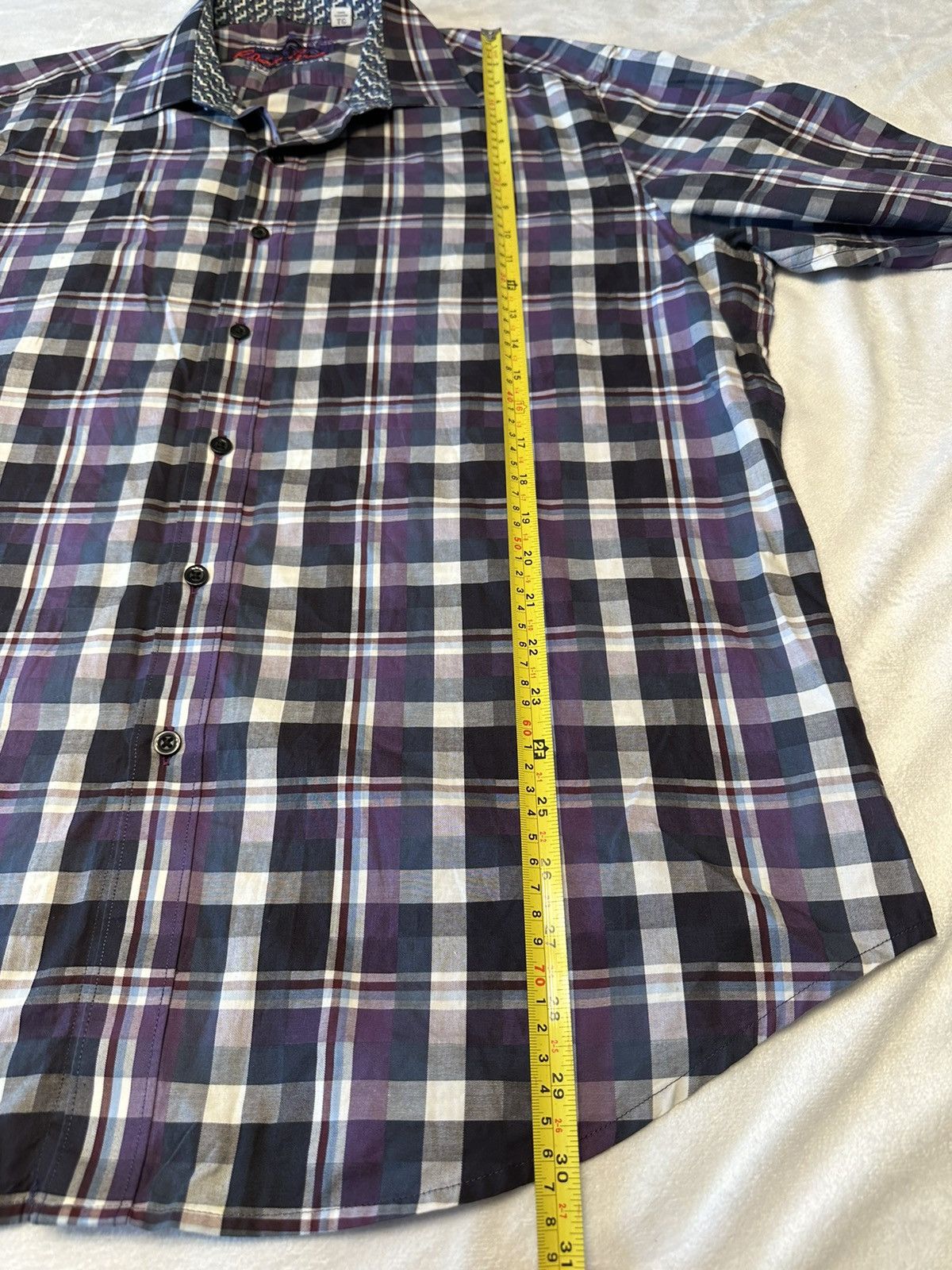 Robert Graham Robert Graham Men's L/S Button Dress Shirt Plaid Size XL Size US XL / EU 56 / 4 - 5 Thumbnail