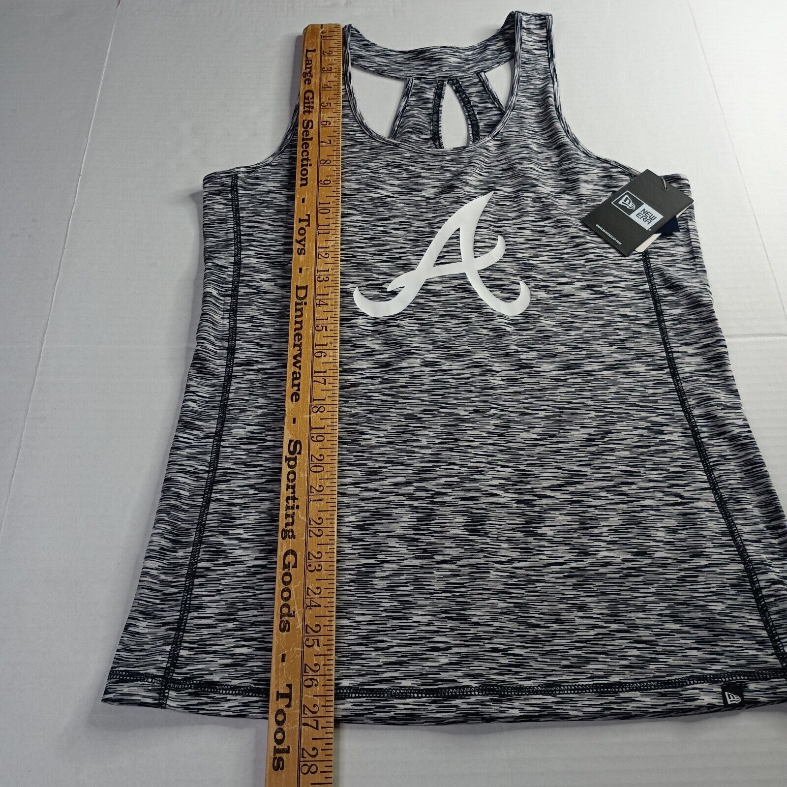 New Era Atlanta Braves MLB New Era Gray Racerback Tank Top Women's M Size M / US 6-8 / IT 42-44 - 4 Thumbnail