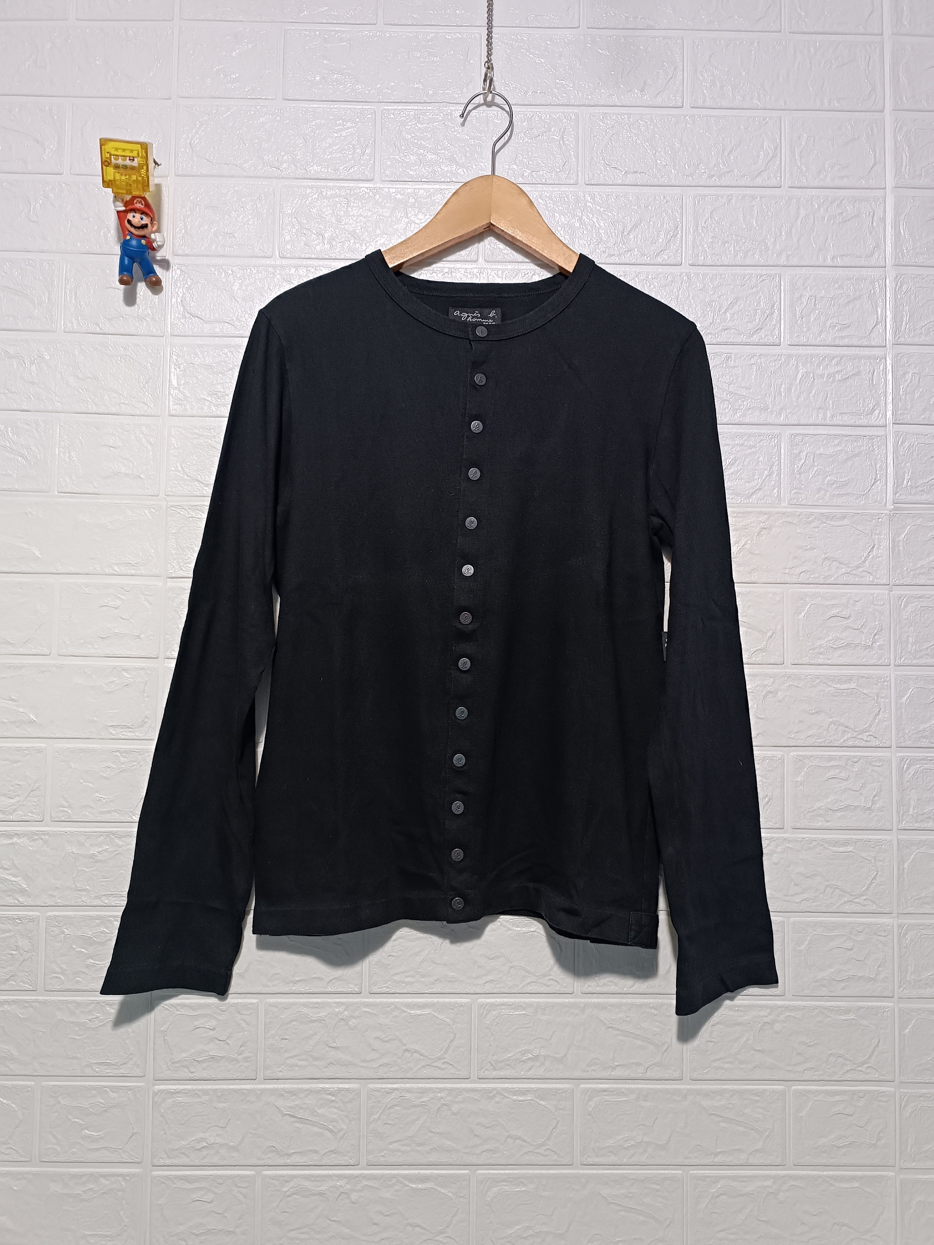 agnes b. Agnes B Homme Paris Snap Button Cotton Size US M / EU 48-50 / 2 - 1 Thumbnail