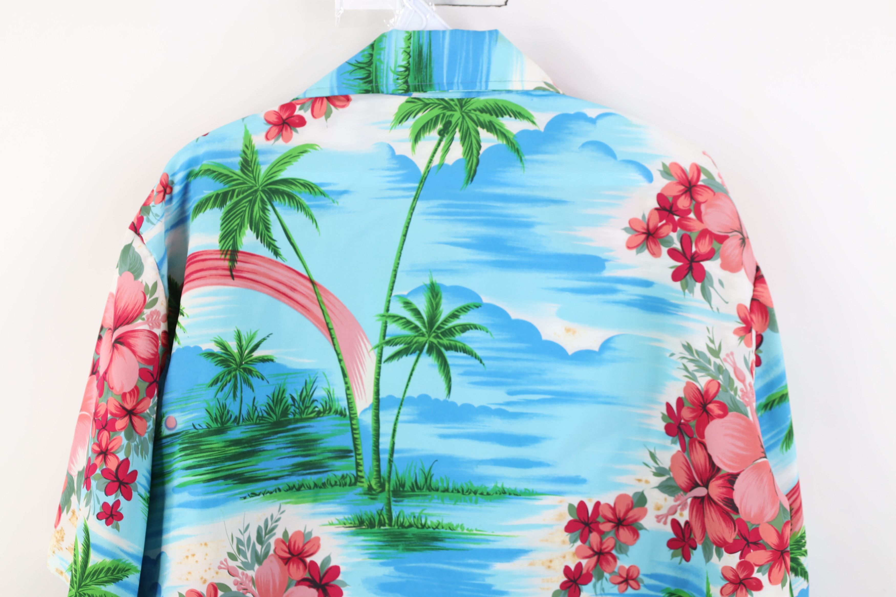 Vintage Vintage 70s Streetwear Beach Luau Hawaiian Button Shirt USA Size US L / EU 52-54 / 3 - 11 Thumbnail