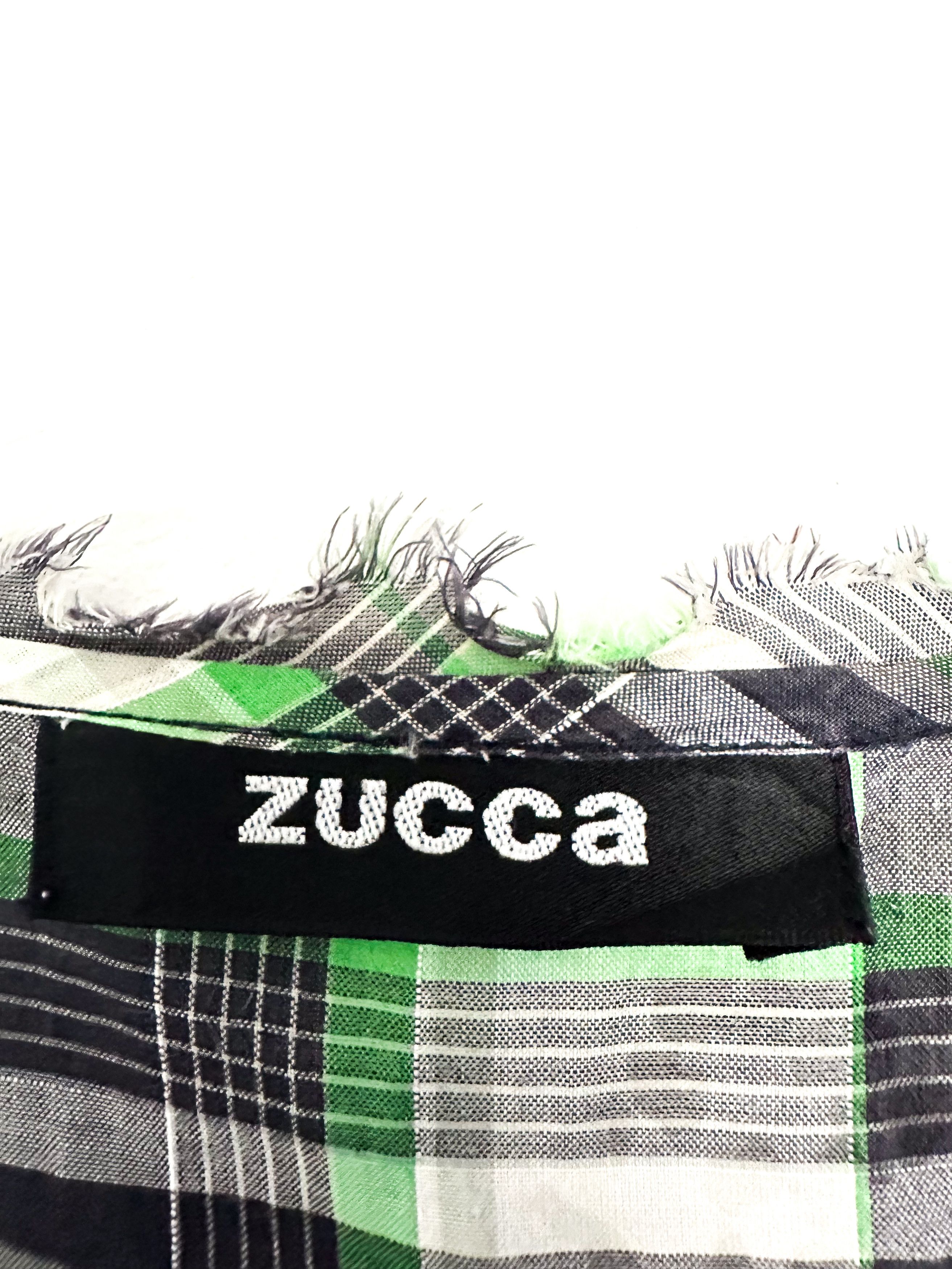Zucca ZUCCA SKELETON DISTRESSED PLAID SHIRT Size S / US 4 / IT 40 - 5 Thumbnail