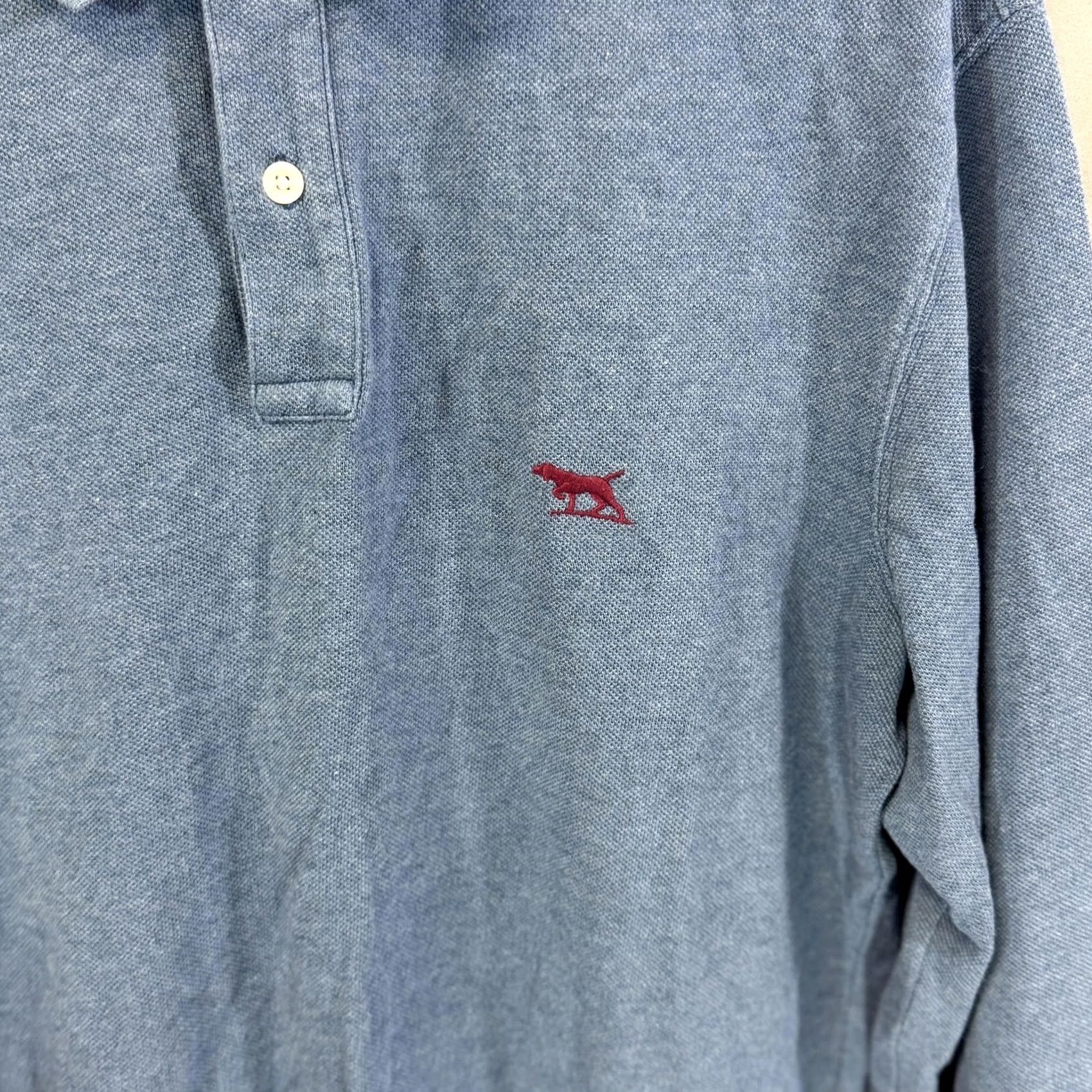 Vintage Gunn Polo Shirt Mens M Blue Long Sleeve 100% Australian Cotton Casual Polo Shirt Mens Medium Blue Long Sleeve 100% Cotton Casual Size US M / EU 48-50 / 2 - 3 Thumbnail