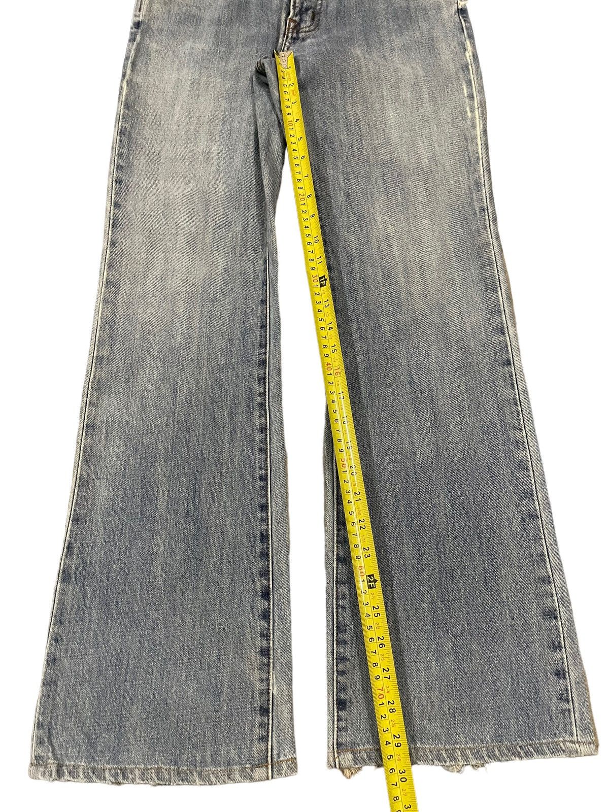 Hysteric Glamour Vintage Japanese Brand Blue Wash Style Flare Jeans Size US 28 / EU 44 - 11 Thumbnail