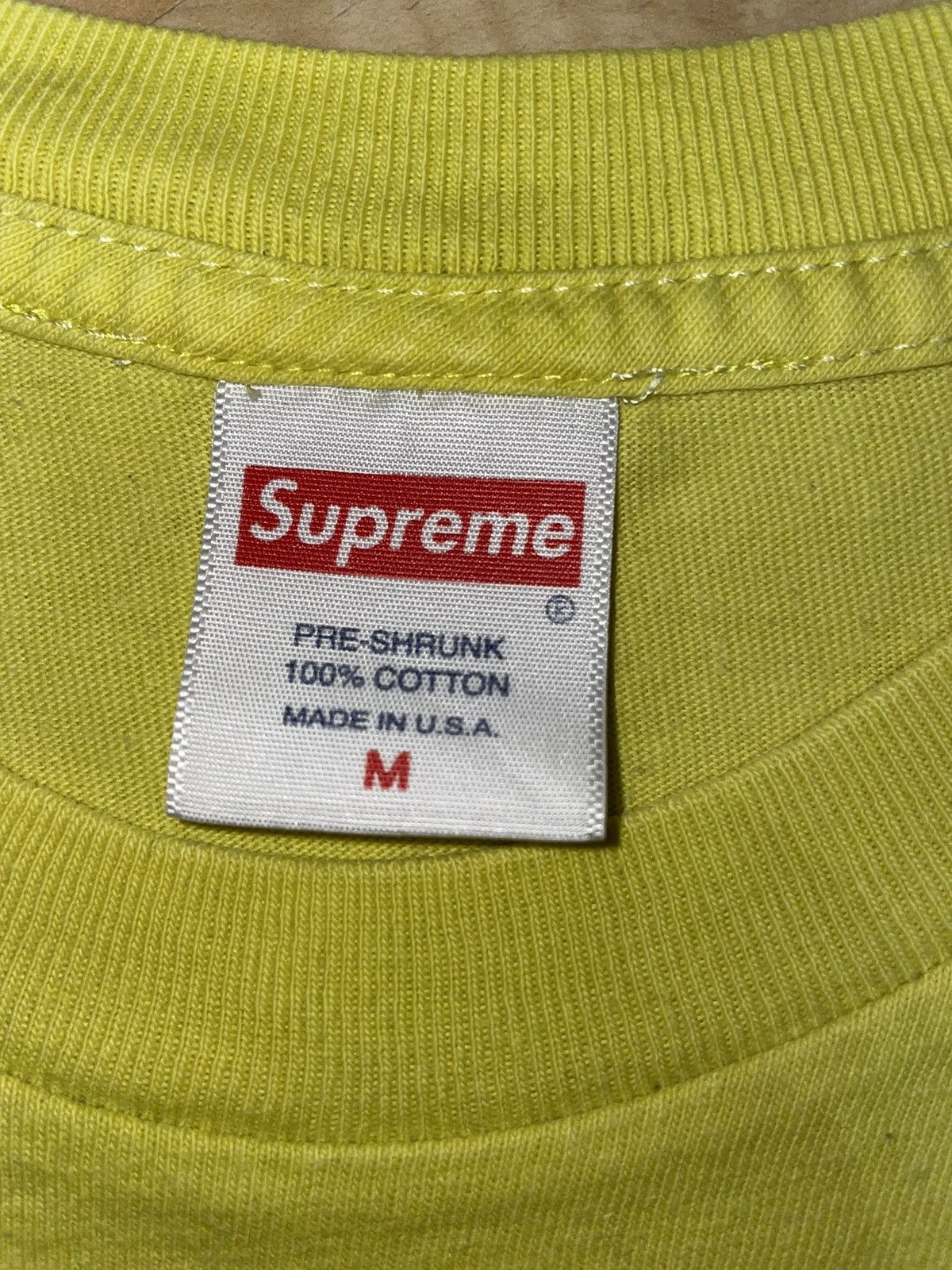 Supreme Supreme T-Shirt M Yellow Cat in the Hat Size US M / EU 48-50 / 2 - 4 Thumbnail