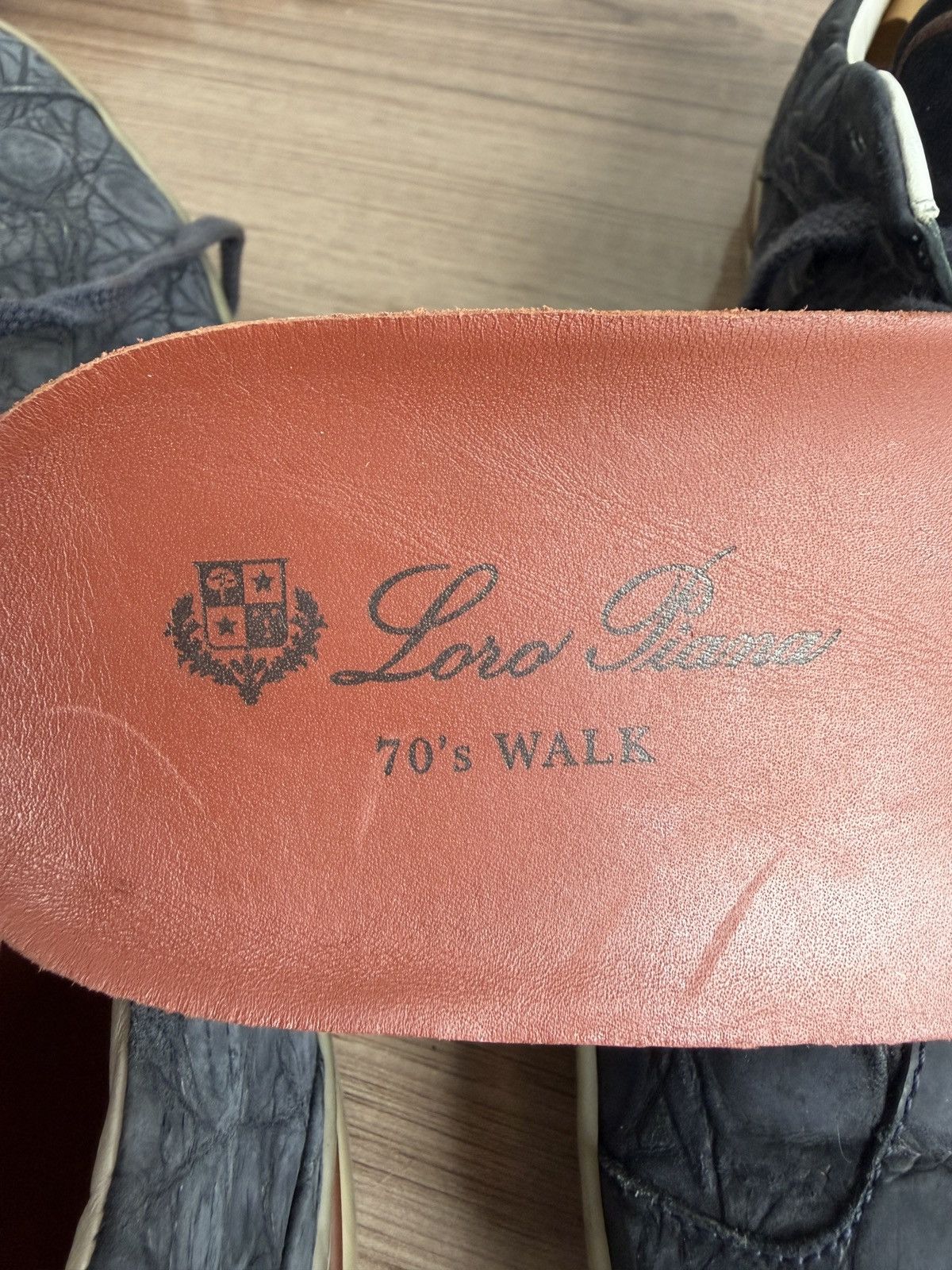 Loro Piana Crocodile embossed 70's walk sneaker Size US 9 / EU 42 - 11 Thumbnail