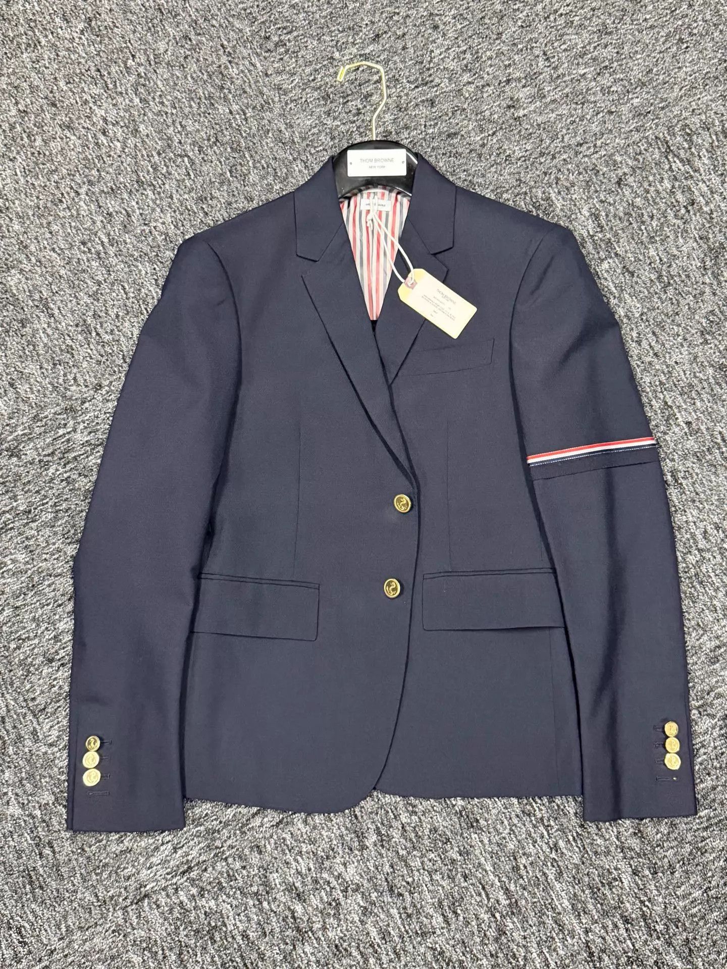 Thom Browne Thom Browne 4-Bar Sleeve Slim Blazer Deep Navy Size 2 Size US M / EU 48-50 / 2 - 3 Thumbnail