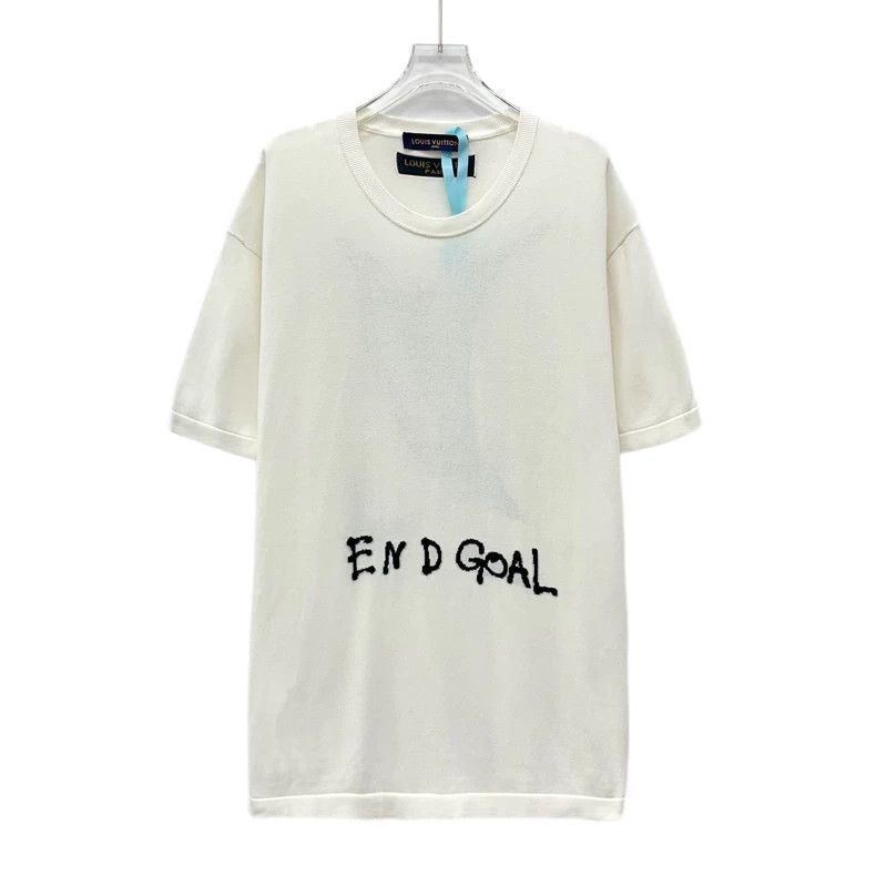 Louis Vuitton Louis Vuitton Off-white monogrammed cotton crew neck short Size US XL / EU 56 / 4 - 1 Thumbnail