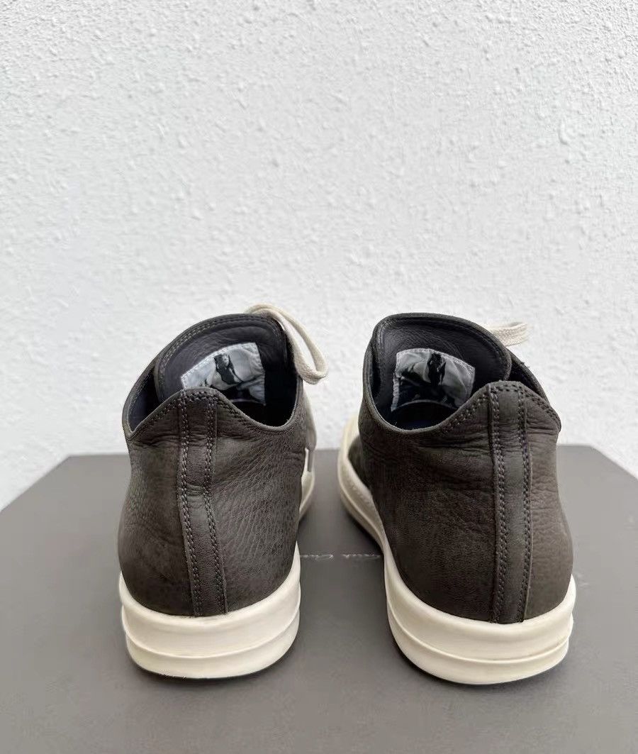 Rick Owens Rick Owens Low Elephant Grey Pebbled Leather Size US 6 / IT 36 - 6 Thumbnail