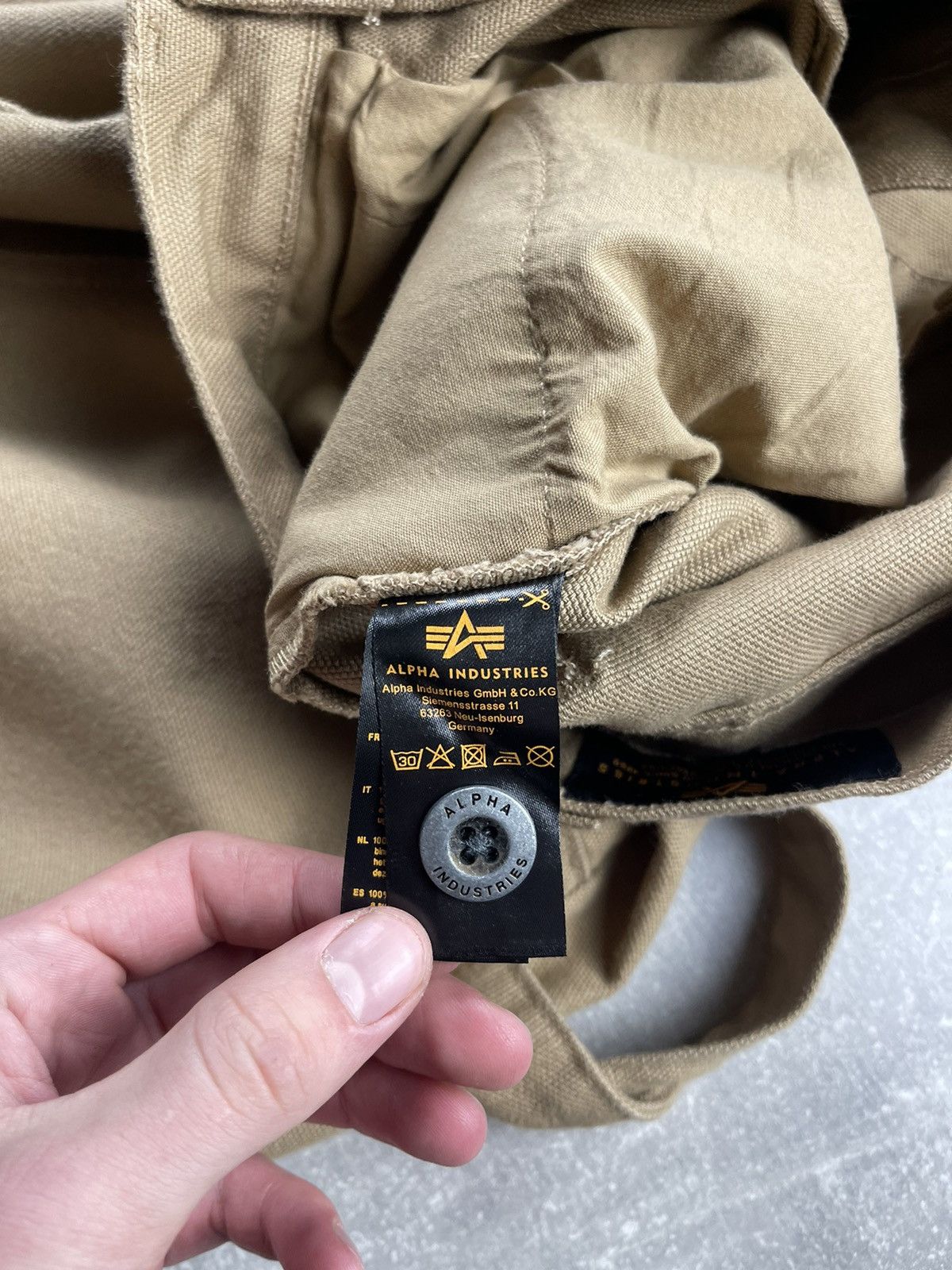 Alpha Industries Alpha Industries Aviation Utility Cargo Pants Sand Beige Size US 33 - 13 Thumbnail