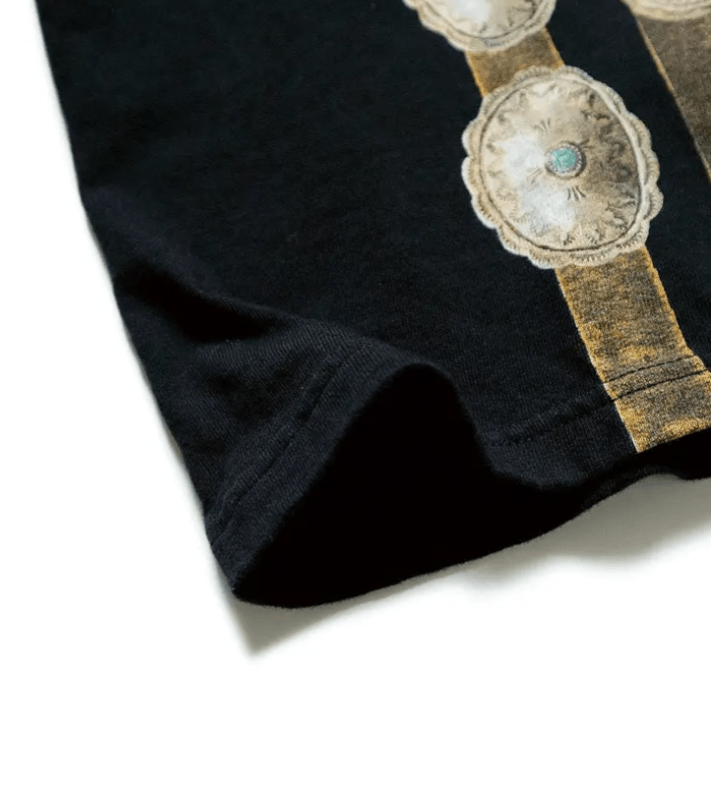 Kapital 20/- Jersey Crew T (Curtain Concho pt) Size US XL / EU 56 / 4 - 6 Thumbnail