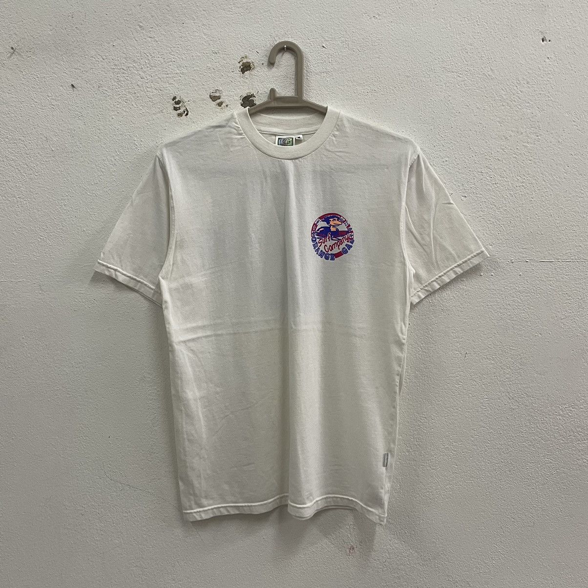 Vintage 🔥Vintage 90s Orange Gal Surf Company Big Logo Surfing Tee Size US M / EU 48-50 / 2 - 2 Thumbnail