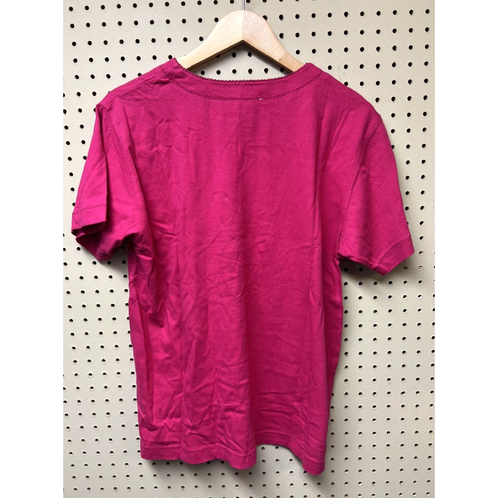 Pinko VINTAGE Crystal Kobe Shirt T-Shirt Short Sleeve Cotton Pink L Men Regular Round Neck Size US L / EU 52-54 / 3 - 2 Thumbnail