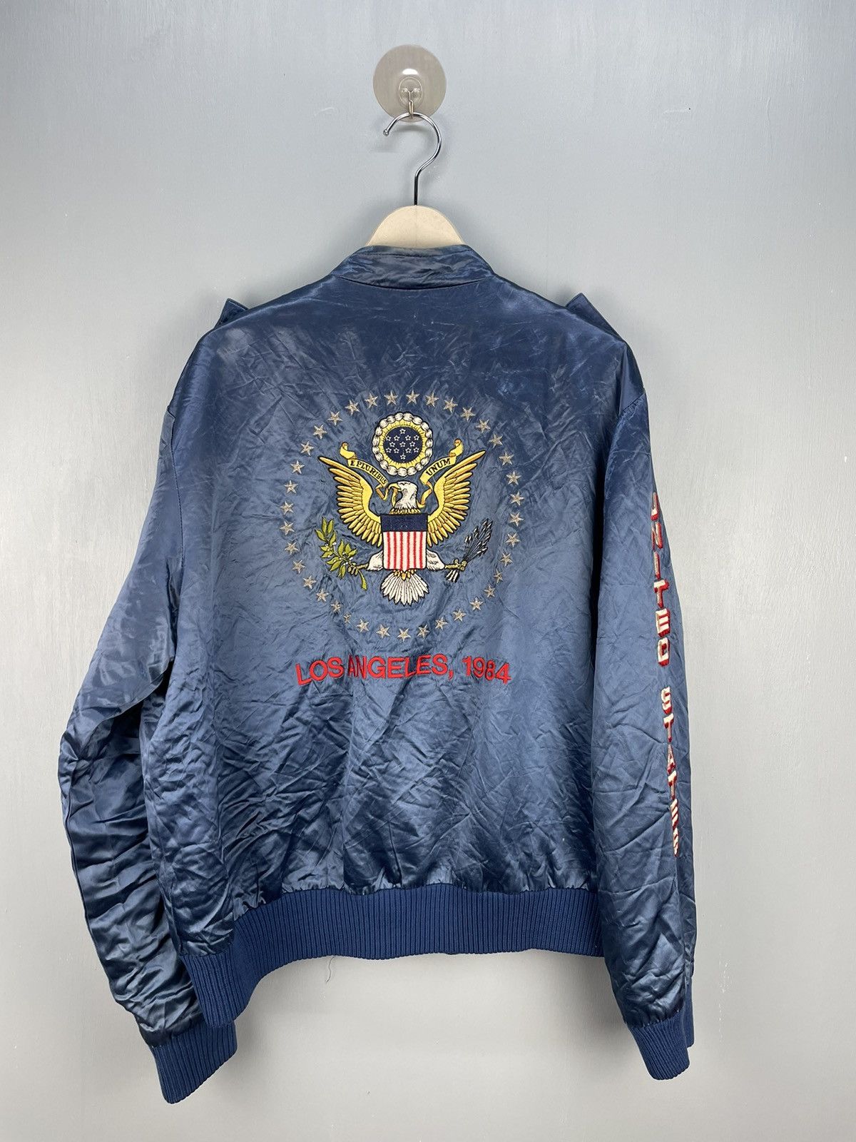 Vintage Vintage 80s USA-1 Competition bomber jacket Size US L / EU 52-54 / 3 - 2 Thumbnail