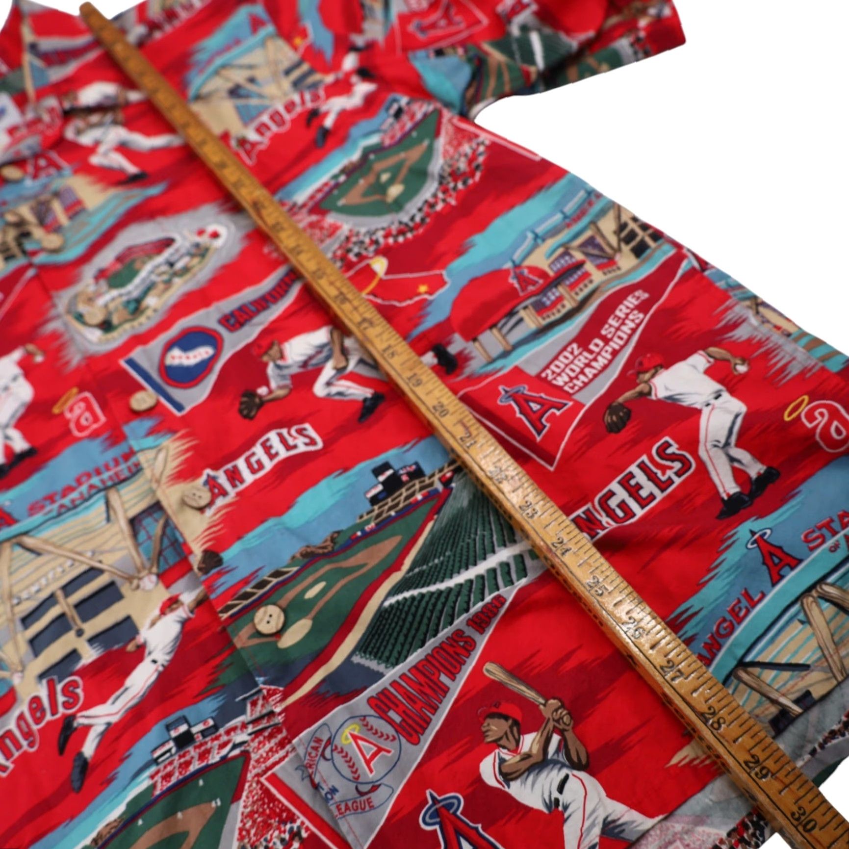 Reyn Spooner VINTAGE Reyn Spooner Anaheim Angels Baseball Print Hawaiian Shirt XL Mens Red Size US XL / EU 56 / 4 - 8 Thumbnail