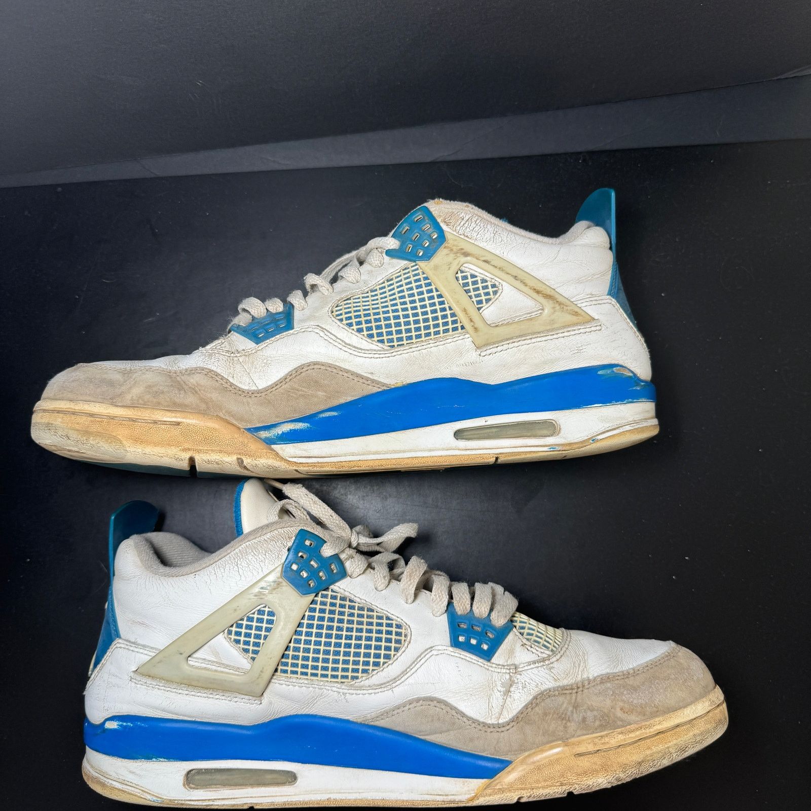 Jordan Brand × Nike Size 13 - Air Jordan 4 Retro Military Blue 2012 Men's Shoes Size US 13 / EU 46 - 4 Thumbnail