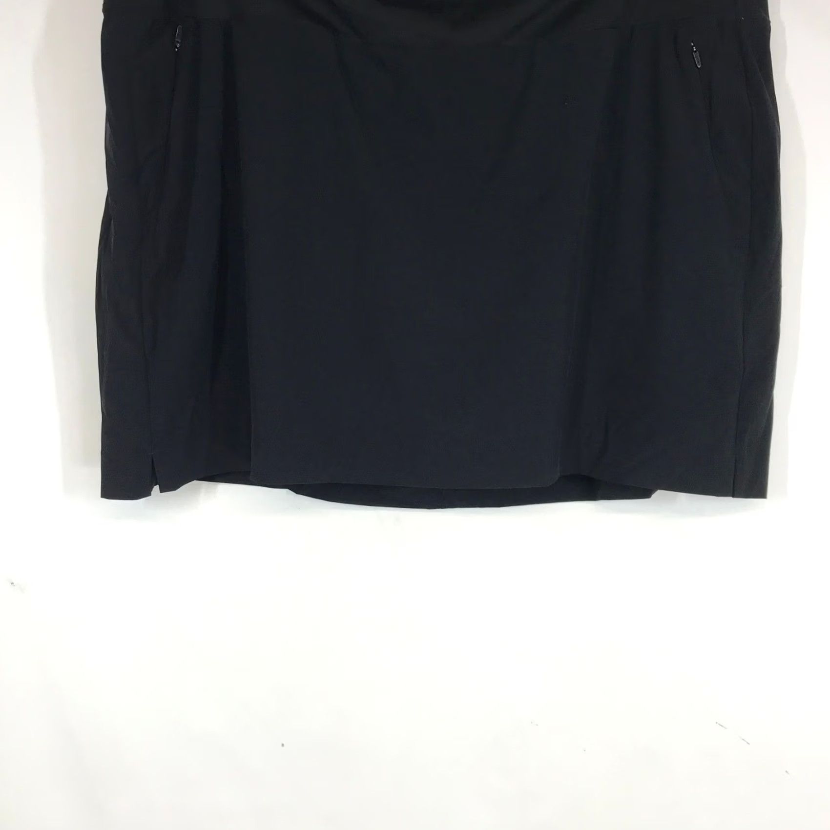 Athleta VINTAGE Athleta Soho Skort Black Active Mini Skirt Zipper Pockets Plus Size 20 20W Women] Size 42" / US 20 - 3 Thumbnail