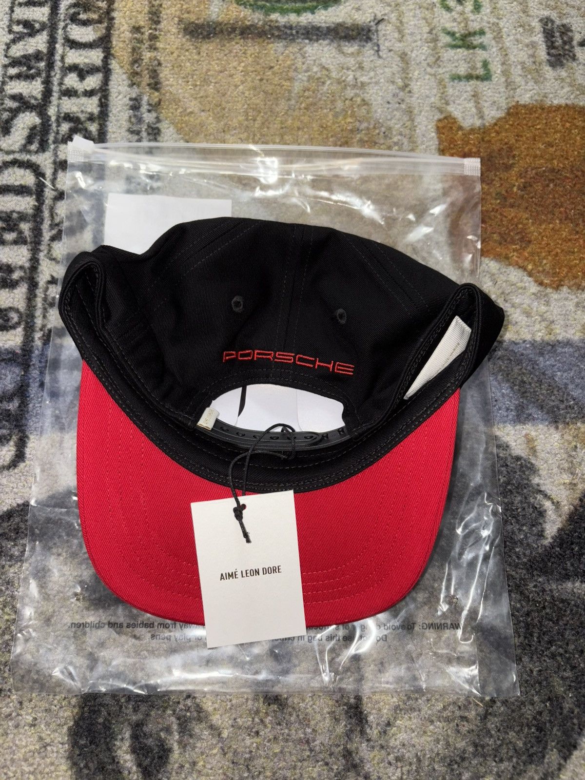 Aime Leon Dore × Porsche Design ALD / Porsche Colorblock Logo Hat Size ONE SIZE - 3 Thumbnail