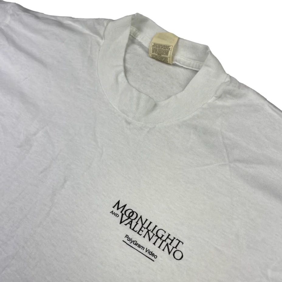 Vintage VTG 1995 Moonlight Valentino Movie Paltrow Bon Jovi T-Shirt Screen Stars White Large Men Short Sleeve Single Stitch Cotton Blend USA Size US L / EU 52-54 / 3 - 2 Thumbnail