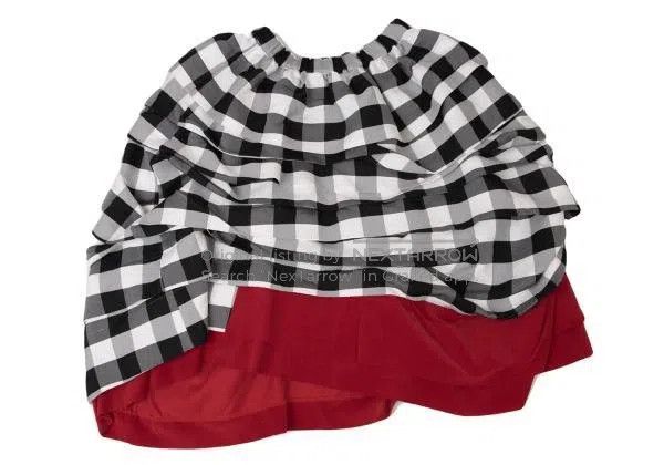 Comme des Garcons Comme des Garcons size S Black and White Retro Plaid Skirt Size 23" - 3 Thumbnail
