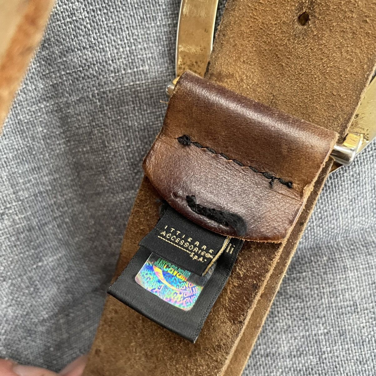 Just Cavalli Vintage 00’s Just Cavalli Avantgarde Leather Belt Size ONE SIZE - 7 Thumbnail