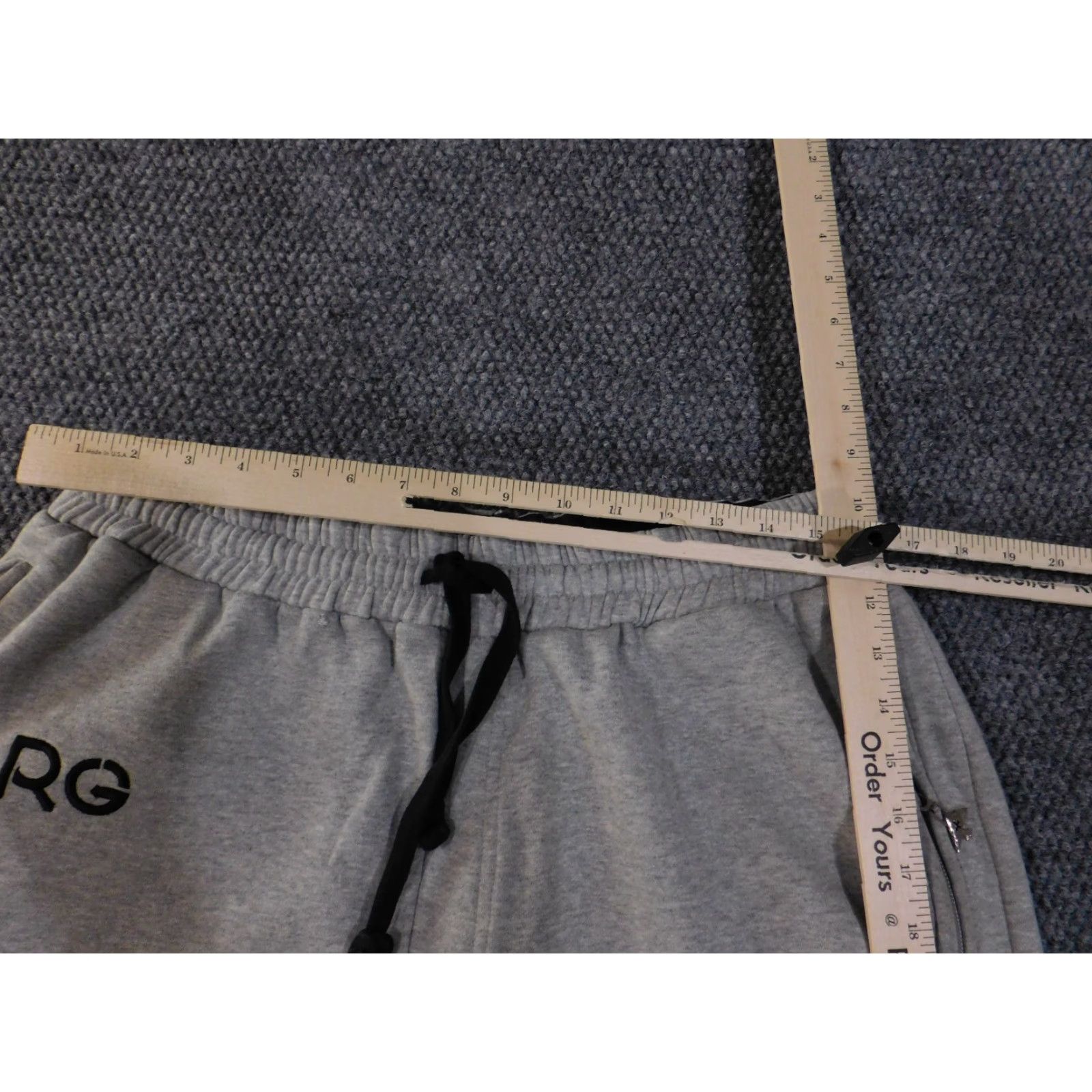 Vintage LRG Sweatpants Mens 3XL Grey Sweatpants Athletic Lounge Fleece Pockets Straight Regular Size Polyester Vintage No (adjust?) Size US 39 - 4 Thumbnail