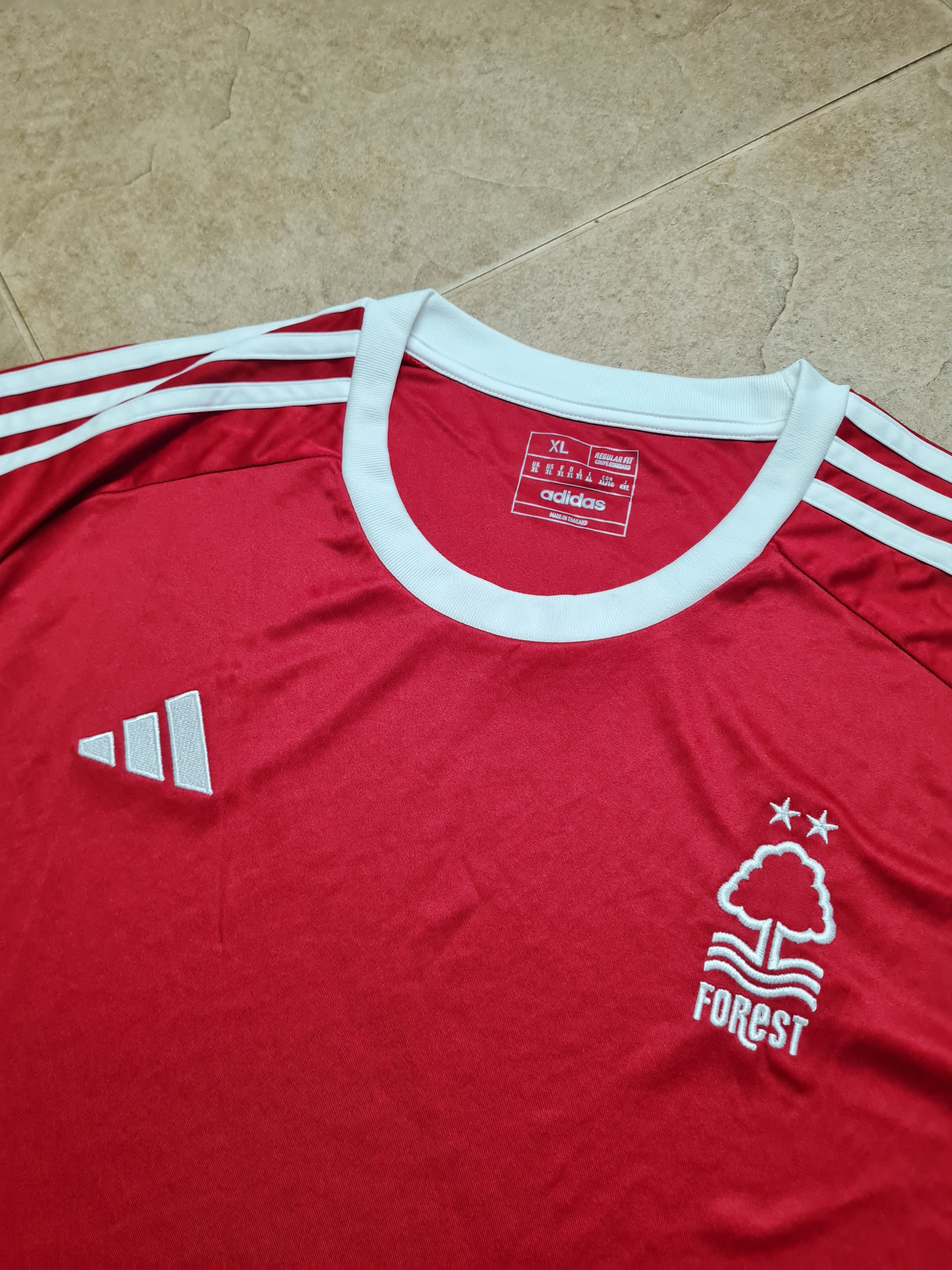 Adidas FOOTBALL SHIRT NOTTINGHAM FORESTADIDAS SIZE XLSOCCER JERSEY Size US XL / EU 56 / 4 - 8 Thumbnail
