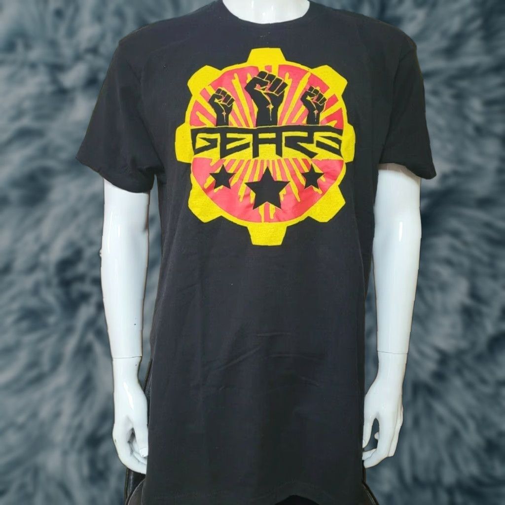Tultex GEARS Band Logo T Shirt XL MEN Black Short Sleeve Round Neck Rock Nu Metal Miami FL 90s? Size US XL / EU 56 / 4 - 1 Thumbnail