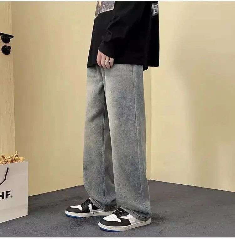 Japanese Brand Retro embroidered straight leg jeans Size US 32 / EU 48 - 4 Thumbnail