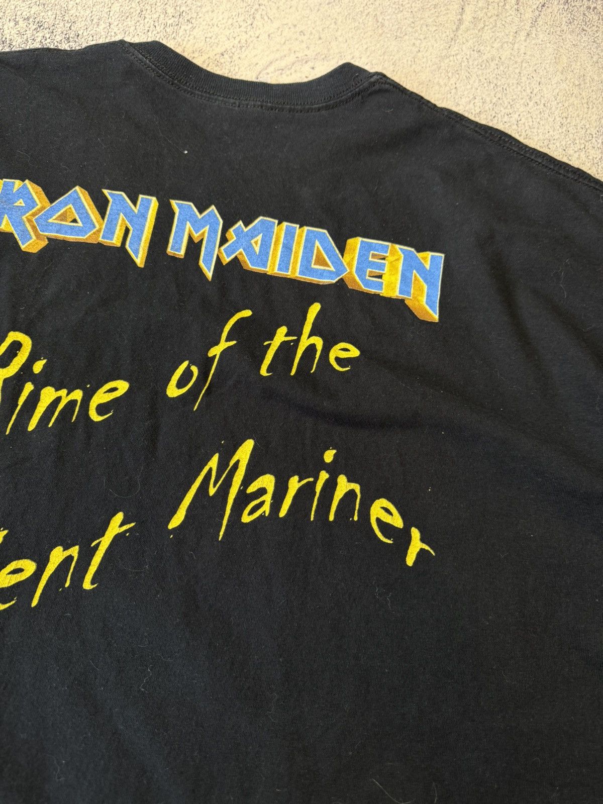 Iron Maiden Vintage Iron Maiden 2008 T Shirt Rime of the Ancient Mariner Size US XXL / EU 58 / 5 - 19 Thumbnail