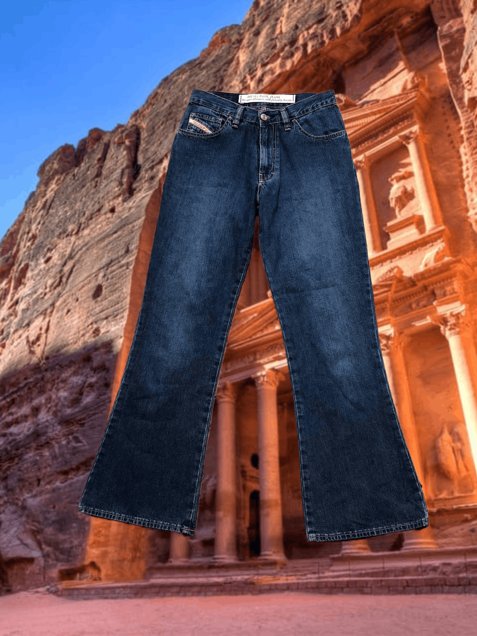 Diesel Vintage jeans logo DIESEL Y2K denim pants streetwear Size US 28 / EU 44 - 1 Thumbnail