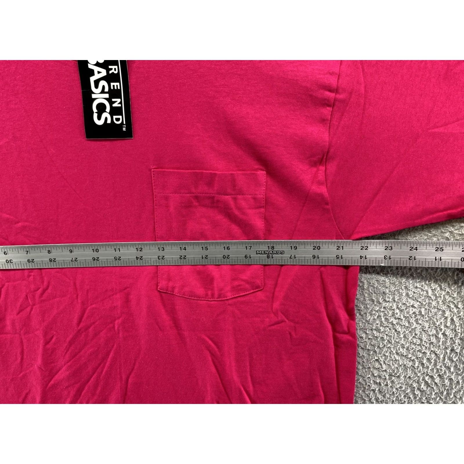 Pinko VTG 90s Pink Pocket T Shirt USA Made Large NEW w/Tag Size US L / EU 52-54 / 3 - 4 Thumbnail