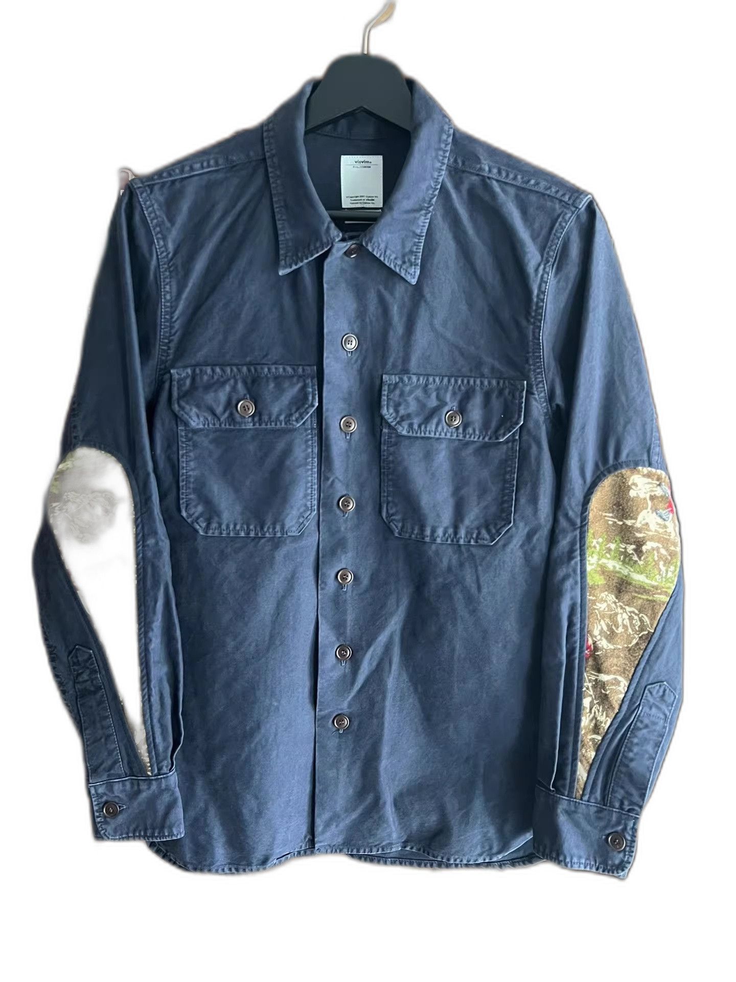 Visvim visvim 2016 Indigo Dye Work Shirt Size US S / EU 44-46 / 1 - 1 Thumbnail