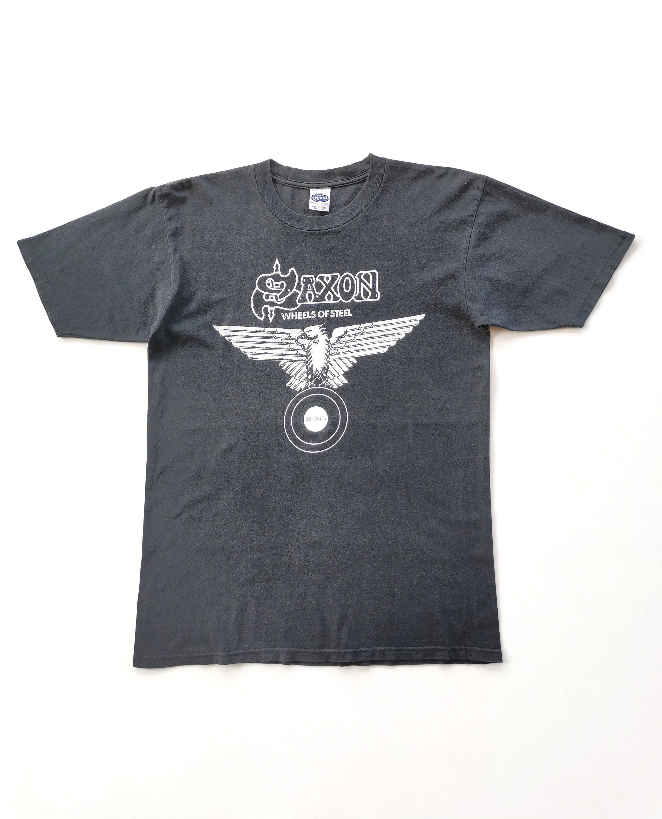 Band Tees Vintage Saxon Heavy Metal Band Tshirt Size US L / EU 52-54 / 3 - 2 Thumbnail