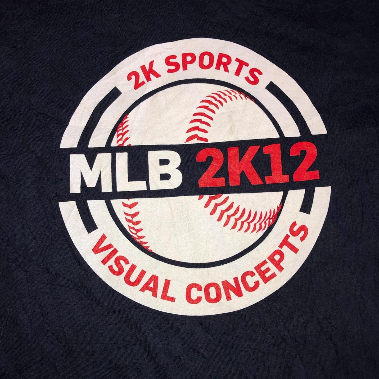 American Apparel Navy ‘MLB 2K12’ Visual Concepts Graphic Tee Size US L / EU 52-54 / 3 - 4 Thumbnail