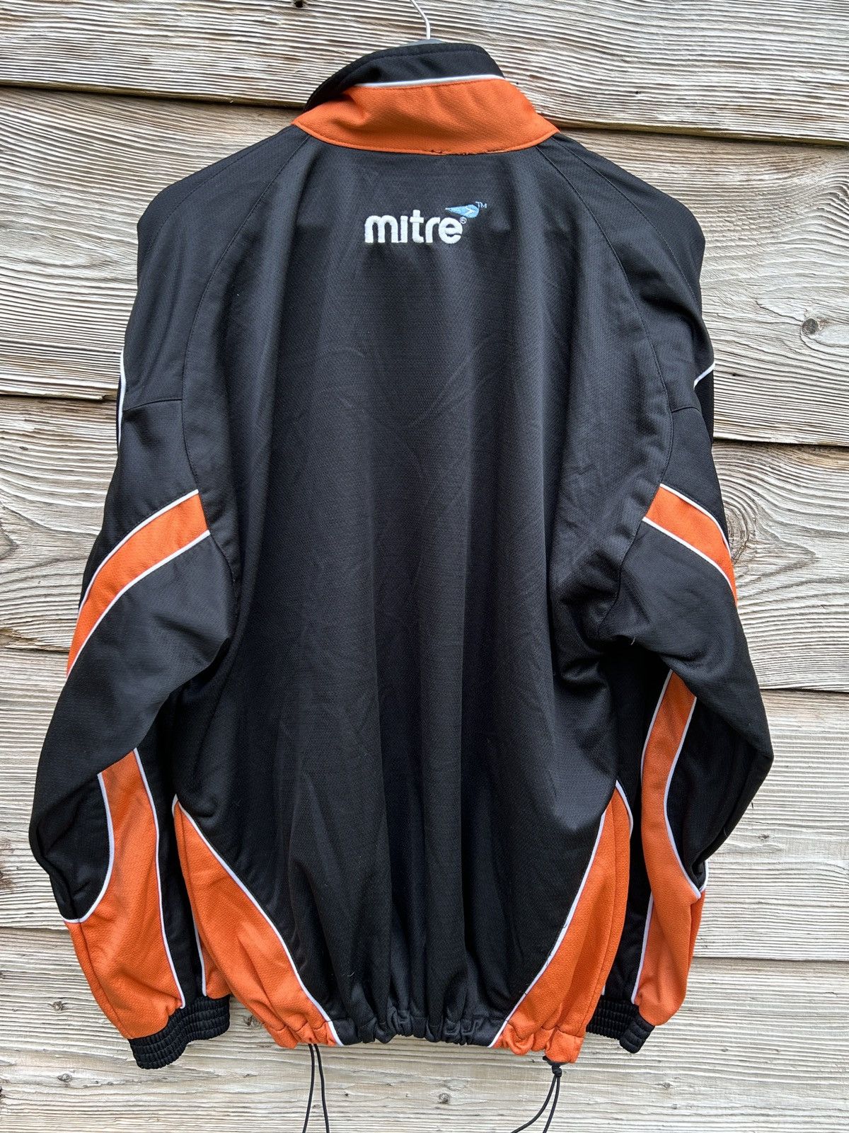 Vintage 00s Vintage Mitre KMSK Deinze 2006/07 Tracksuit Jacket Size US L / EU 52-54 / 3 - 7 Thumbnail