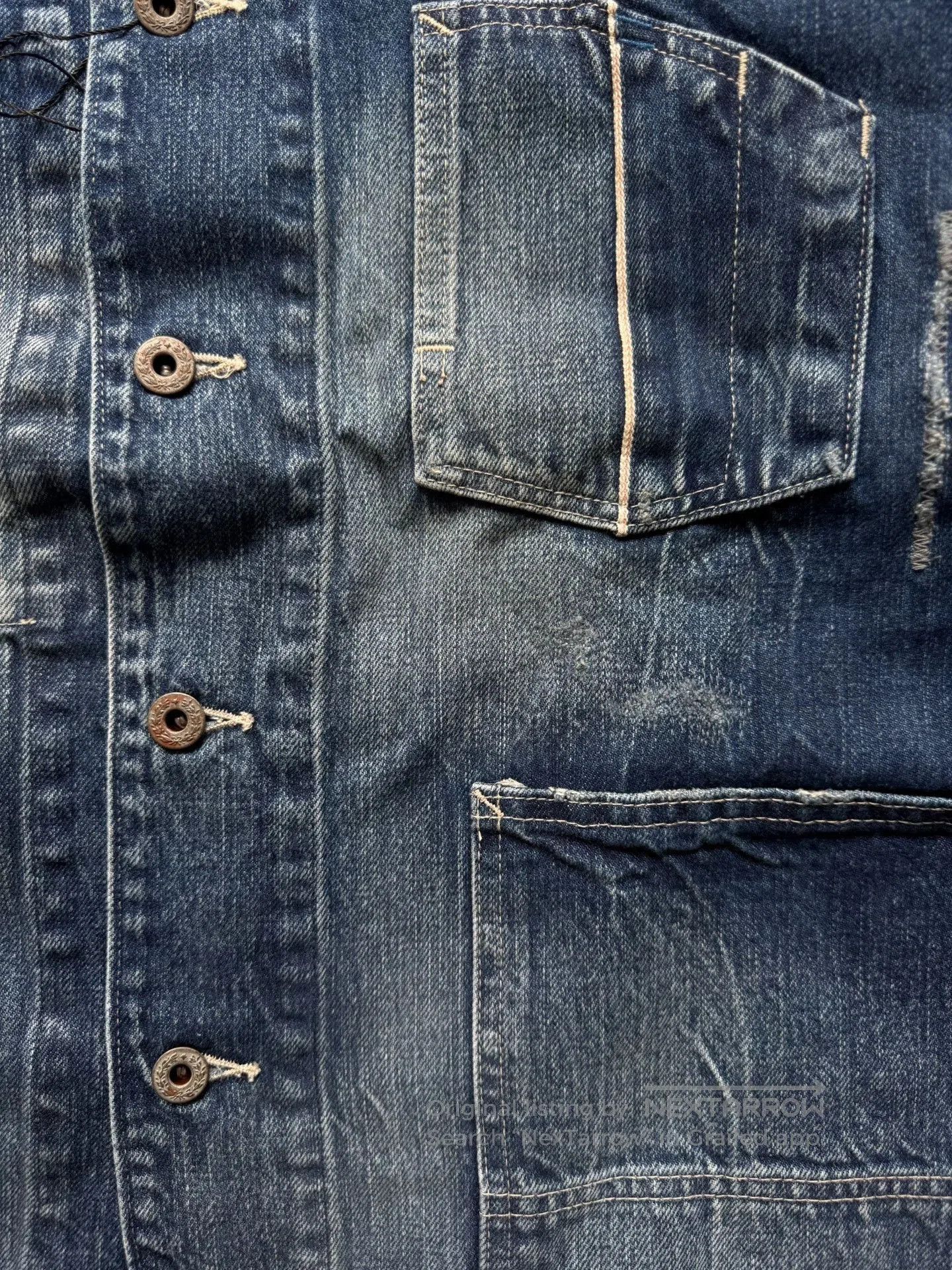 Madness MADNESS 4P Regenerated Denim Jacket. Size US M / EU 48-50 / 2 - 6 Thumbnail