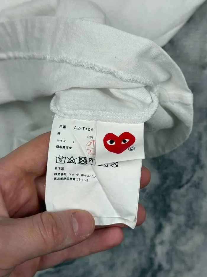 Comme des Garcons PLAY Comme des Garcons Play Red Emblem Heart T-shirt Big Logo Size US M / EU 48-50 / 2 - 7 Thumbnail