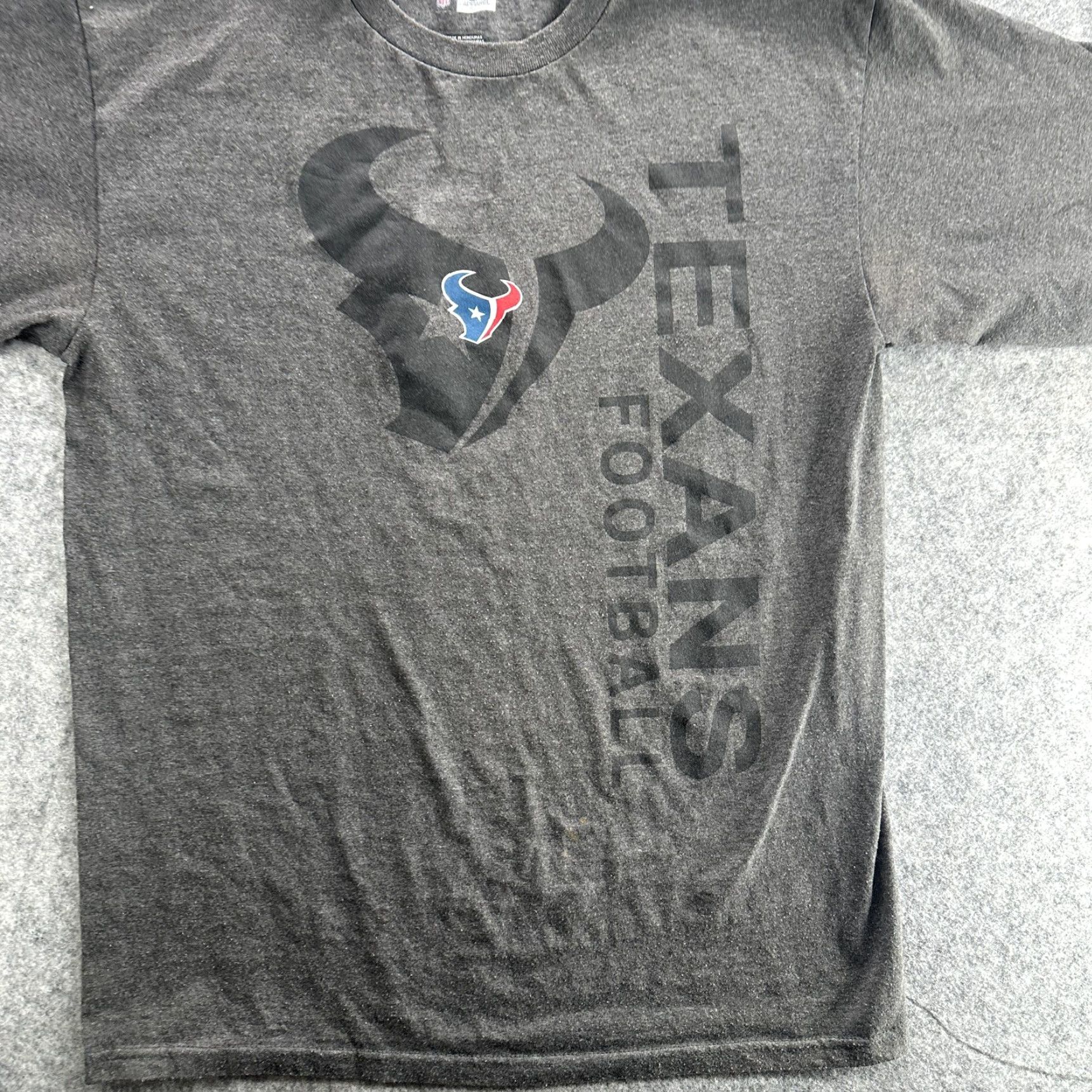NFL Houston Texans Shirt Mens Large Gray NFL Team Apparel Football Tee Graphic Size US L / EU 52-54 / 3 - 3 Thumbnail