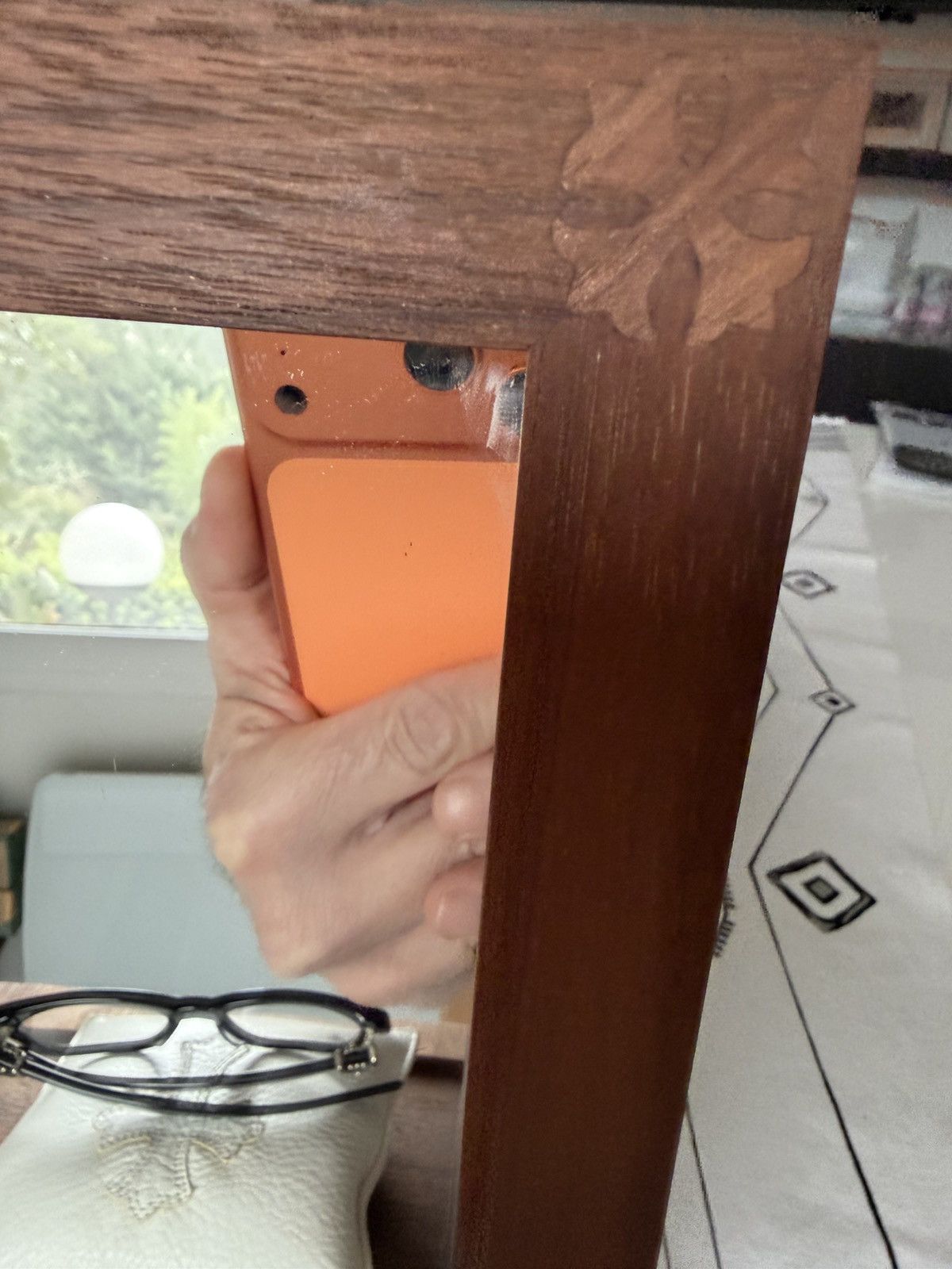 Chrome Hearts Chrome Hearts Ebony Wooden Optical Display Mirror Store Size ONE SIZE - 2 Thumbnail
