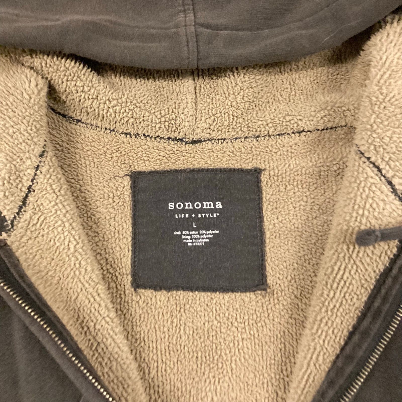 Sonoma × Vintage vintage y2k fur lined Sonoma hoodie Size US L / EU 52-54 / 3 - 4 Thumbnail