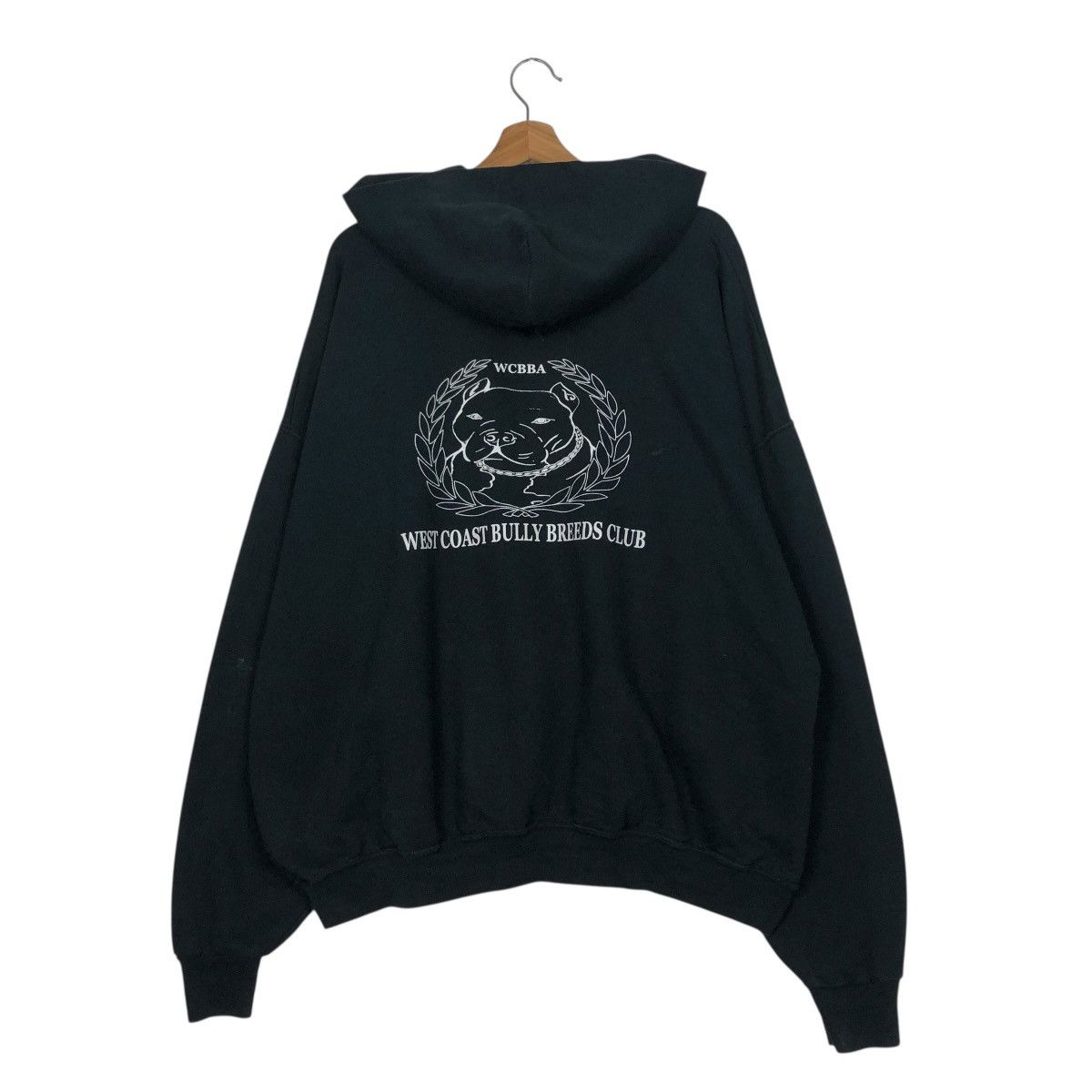 Vintage 🔥VINTAGE HOODIE PULL OVER WEST COAST BULLY BREEDS CLUB Size US XXL / EU 58 / 5 - 1 Thumbnail