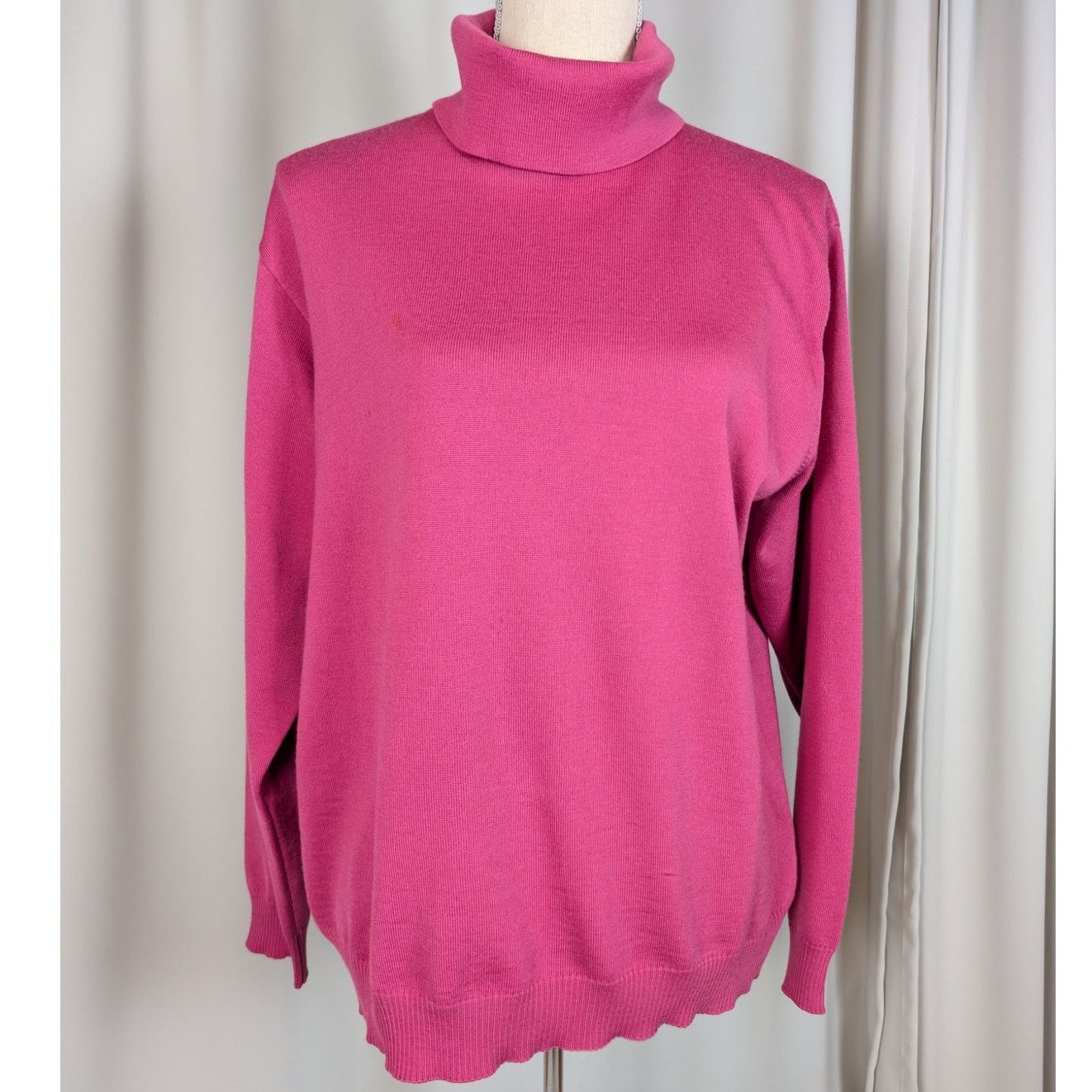 Other Marz Wool Turtleneck Sweater Purple Size 14 Size XL / US 12-14 / IT 48-50 - 13 Thumbnail