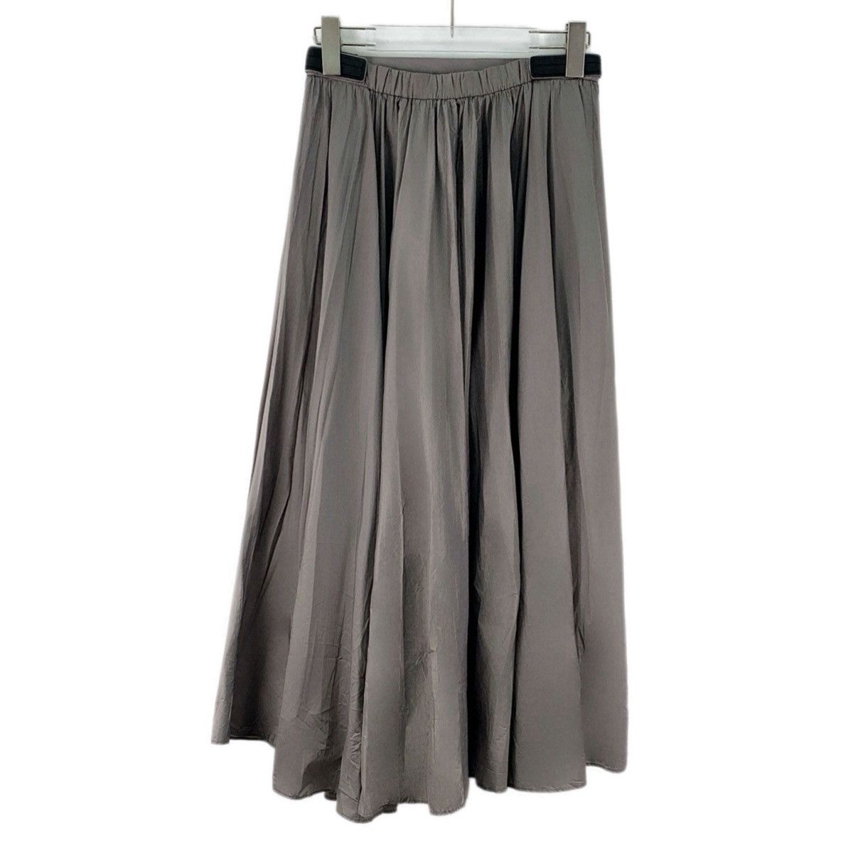 Prada Prada Grey Pleated Long Skirt K26WX Size 26" / US 2 / IT 38 - 2 Thumbnail