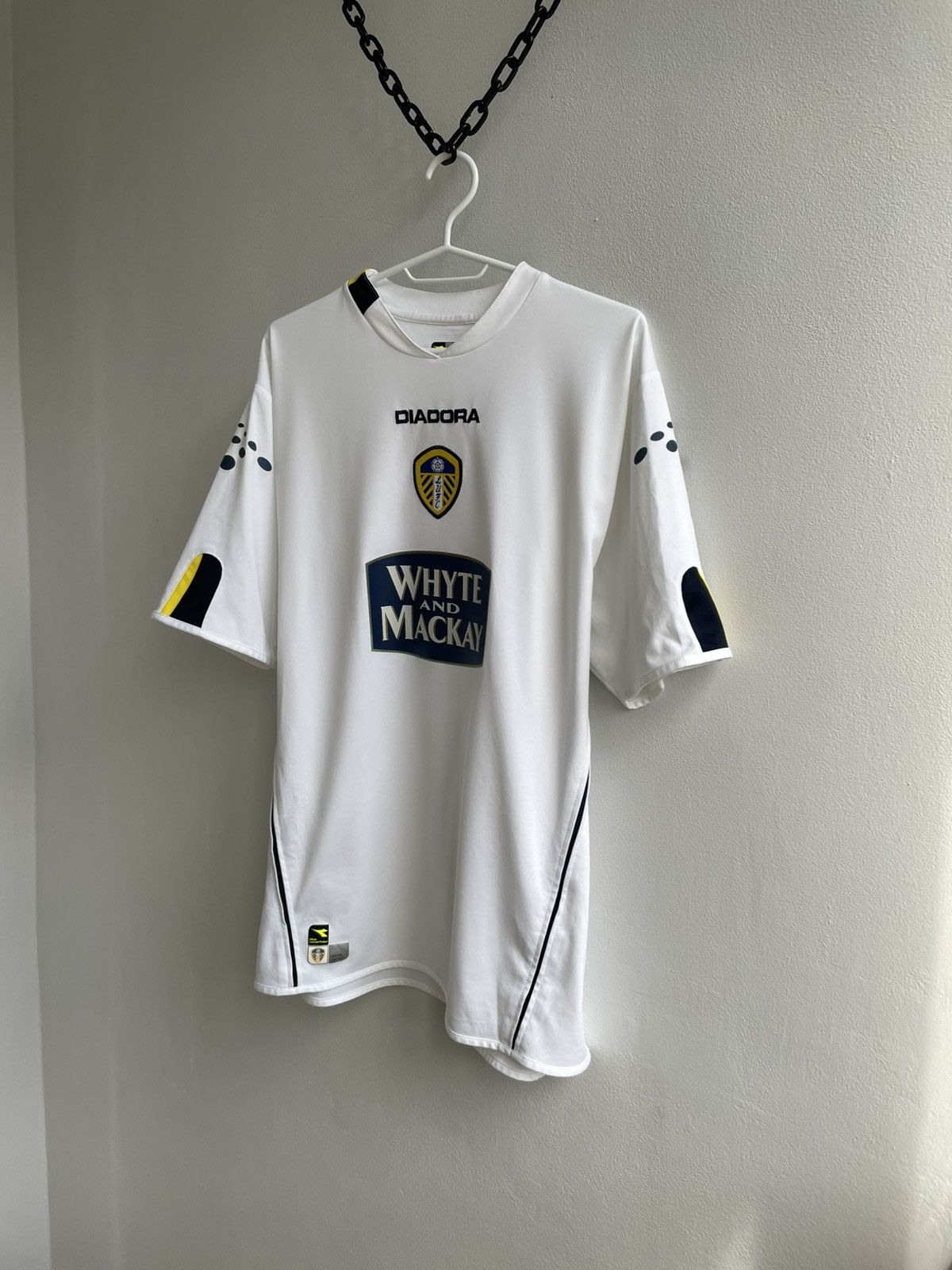 Vintage Leeds United 2004 2005 Football Shirt Soccer Jersey Diadora Size US M / EU 48-50 / 2 - 2 Thumbnail