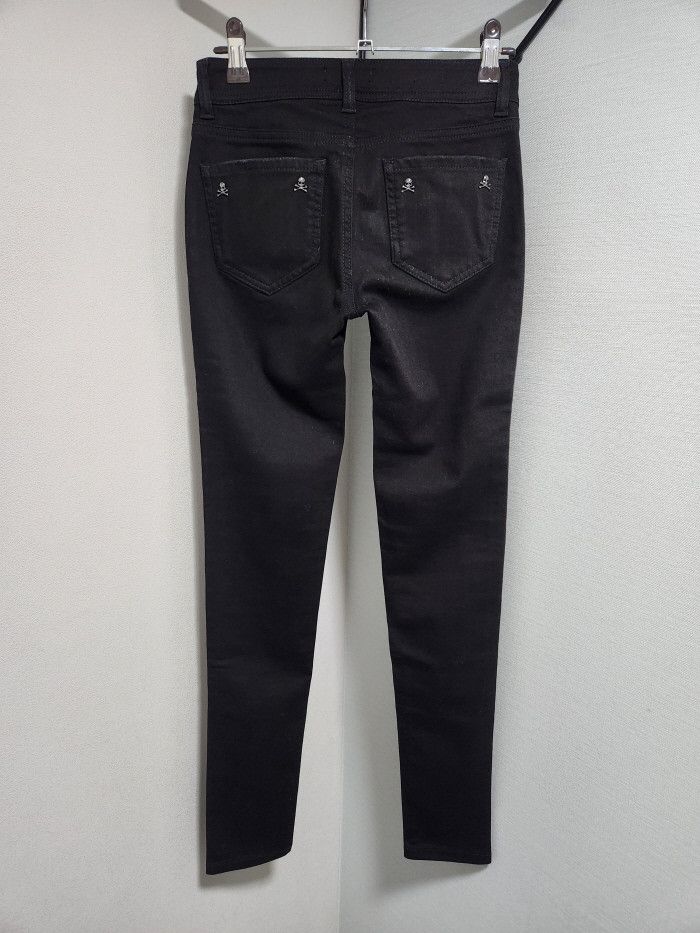 Philipp Plein PHILIPP Plein JEGGINGS BLACK denim jeans Size 25" / US 0 / IT 36 - 6 Thumbnail