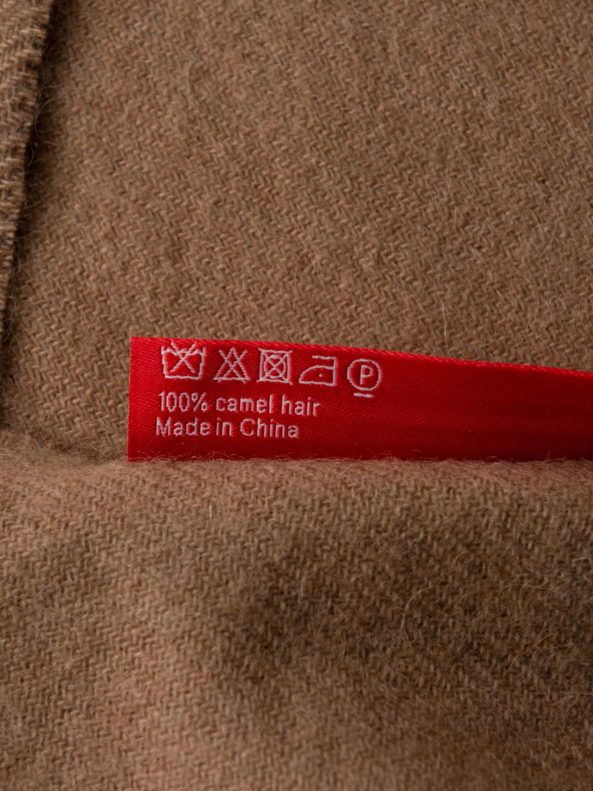 Raf Simons Kvadrat/Raf Simons - camel hair soft large scarf Size ONE SIZE - 4 Thumbnail