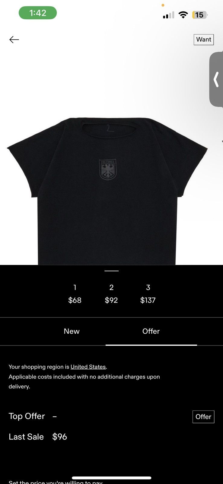 Kanye West × Yeezy YZY GOSHA BOX T-SHIRT “BLACK” Size US M / EU 48-50 / 2 - 4 Thumbnail