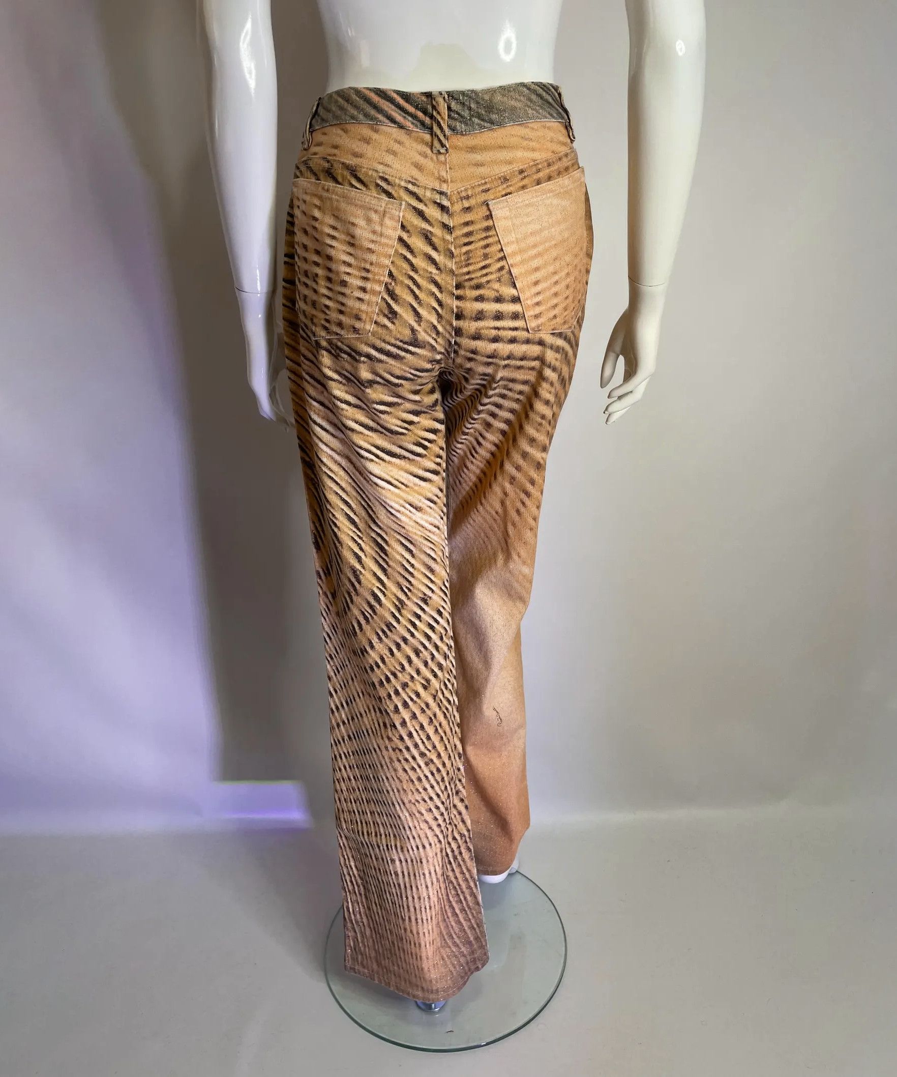 Roberto Cavalli Roberto Cavalli Jeans Pants Vintage Denim Print Abstract Size US 28 / EU 44 - 5 Thumbnail