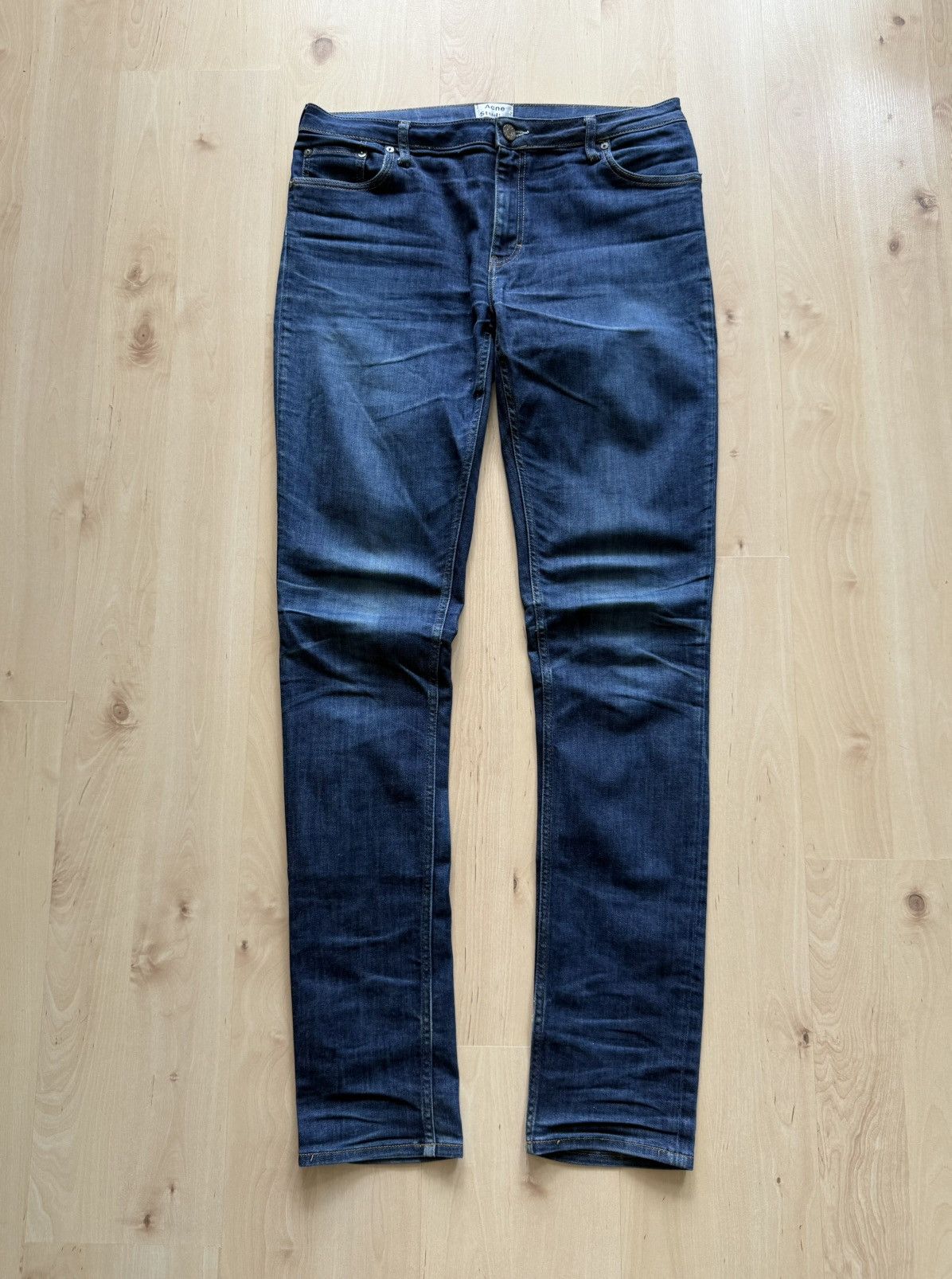 Acne Studios Acne Studios Flex Raw Reform washed denim jeans 32/34 Size US 32 / EU 48 - 1 Thumbnail